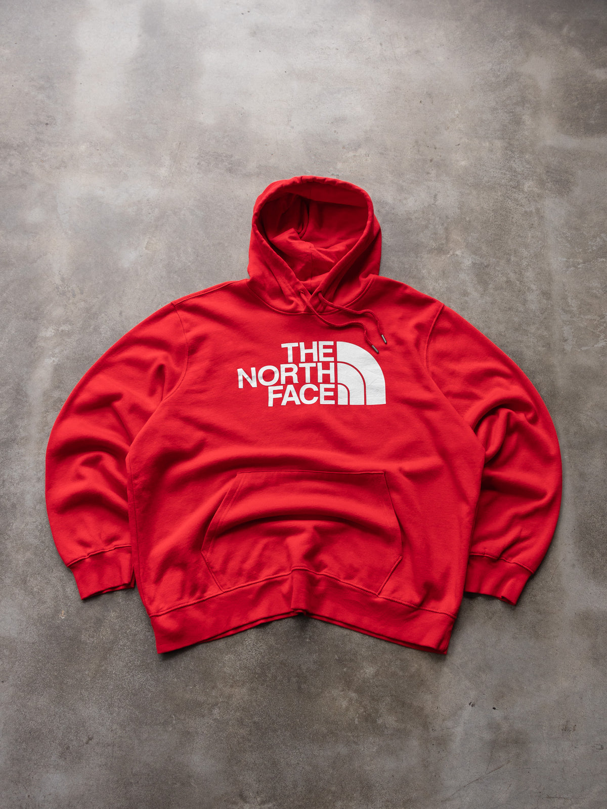 Red The North Face Hoodie (2XL)