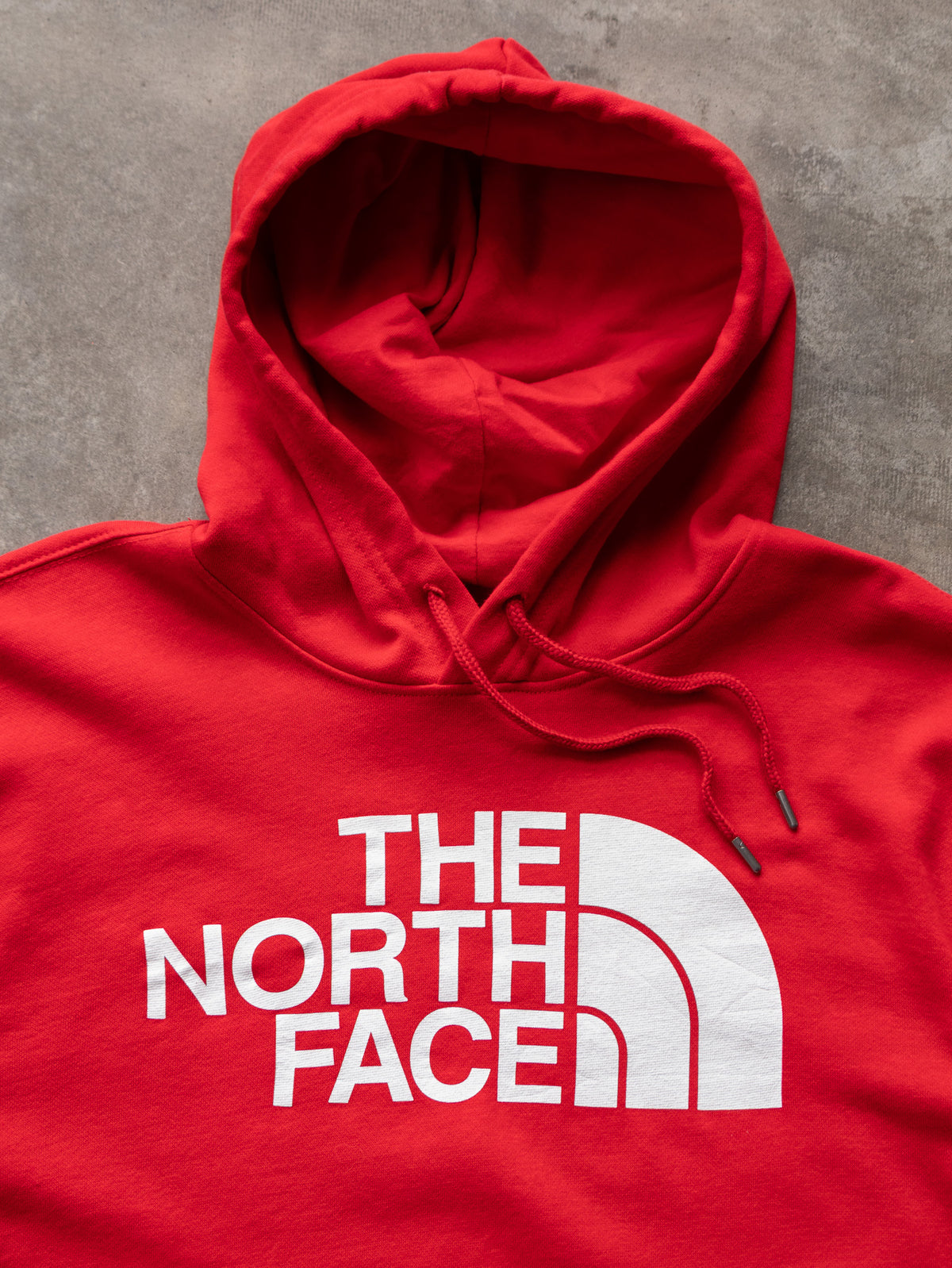 Red The North Face Hoodie (2XL)