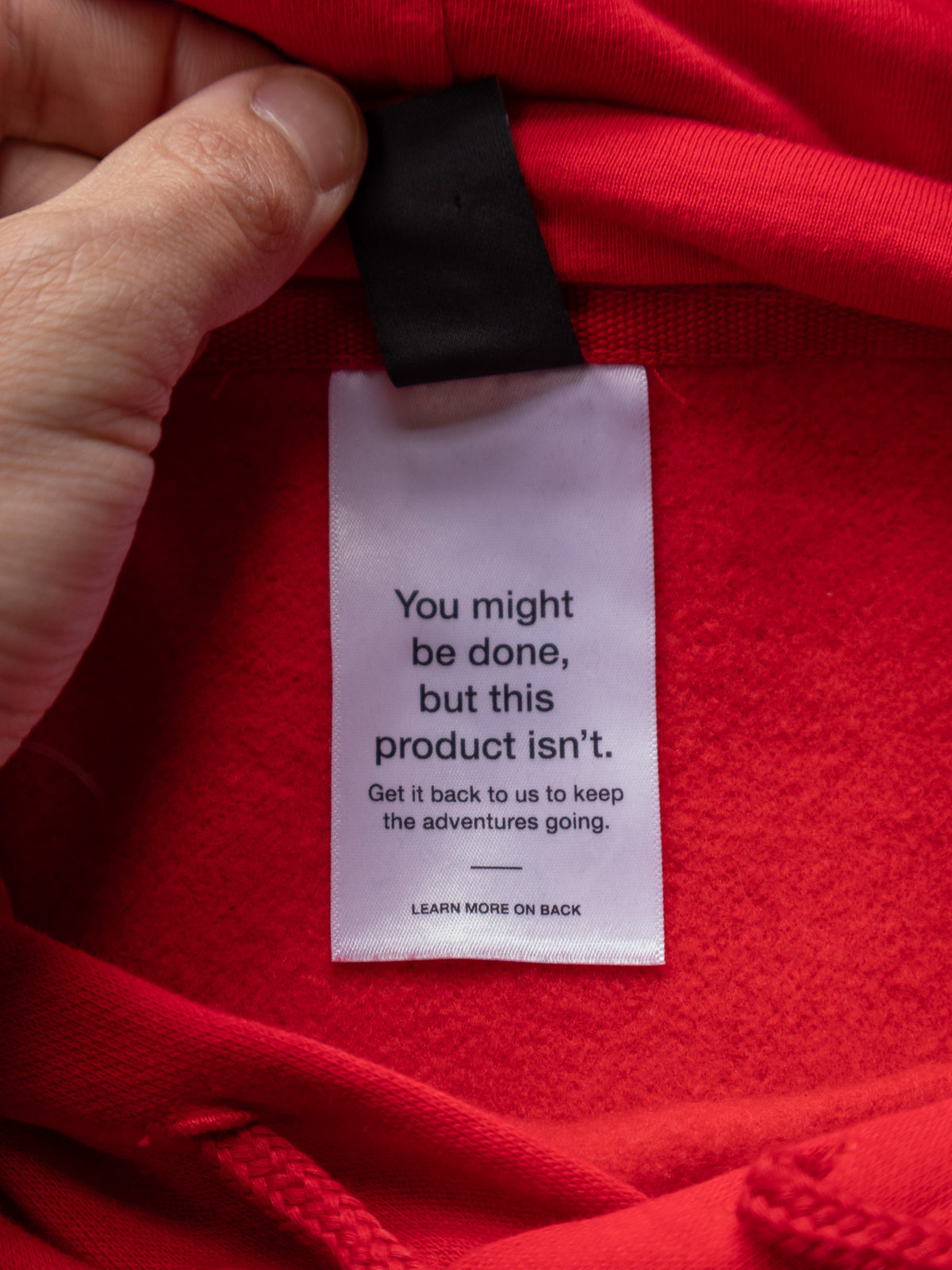 Red The North Face Hoodie (2XL)