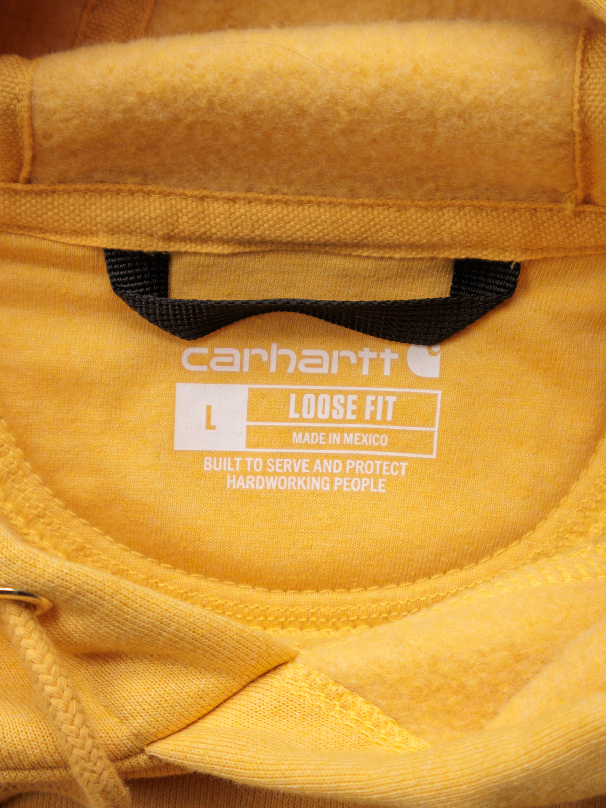 Vintage Yellow Carhartt Hoodie (L)