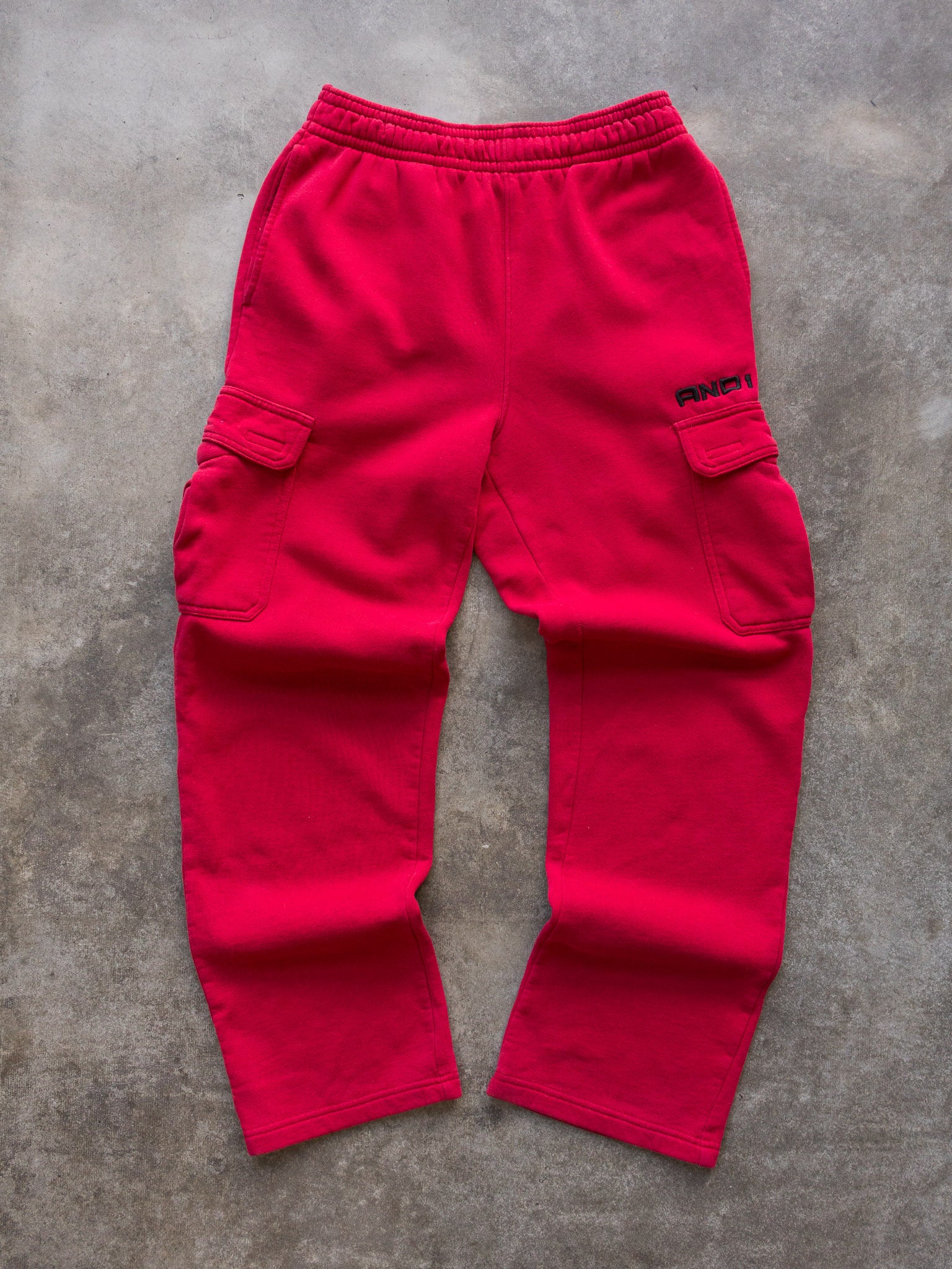 Vintage Red AND1 Cargo Sweatpants (S)