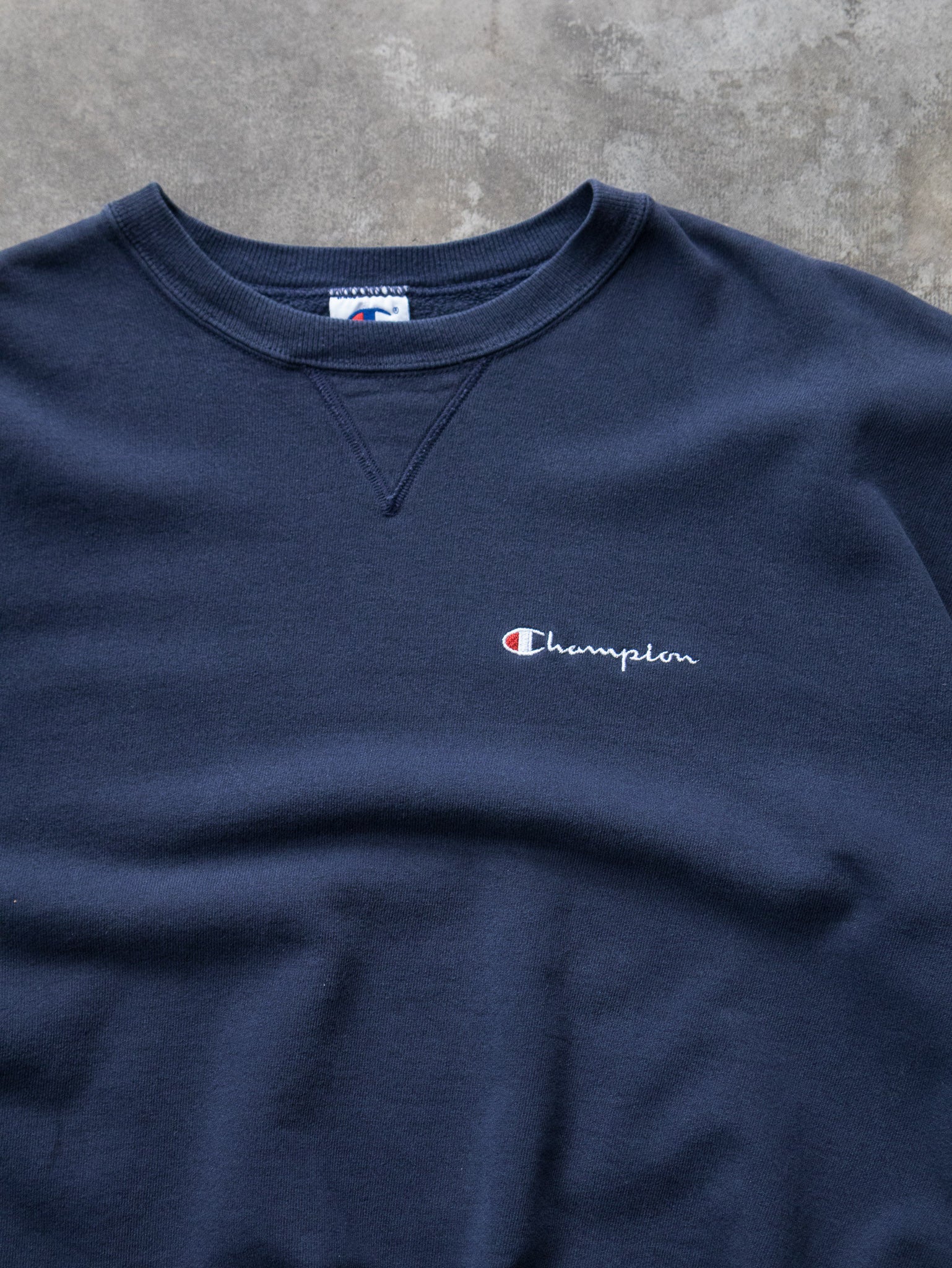 Vintage 90s Navy Champion Sweatshirt (2XL)