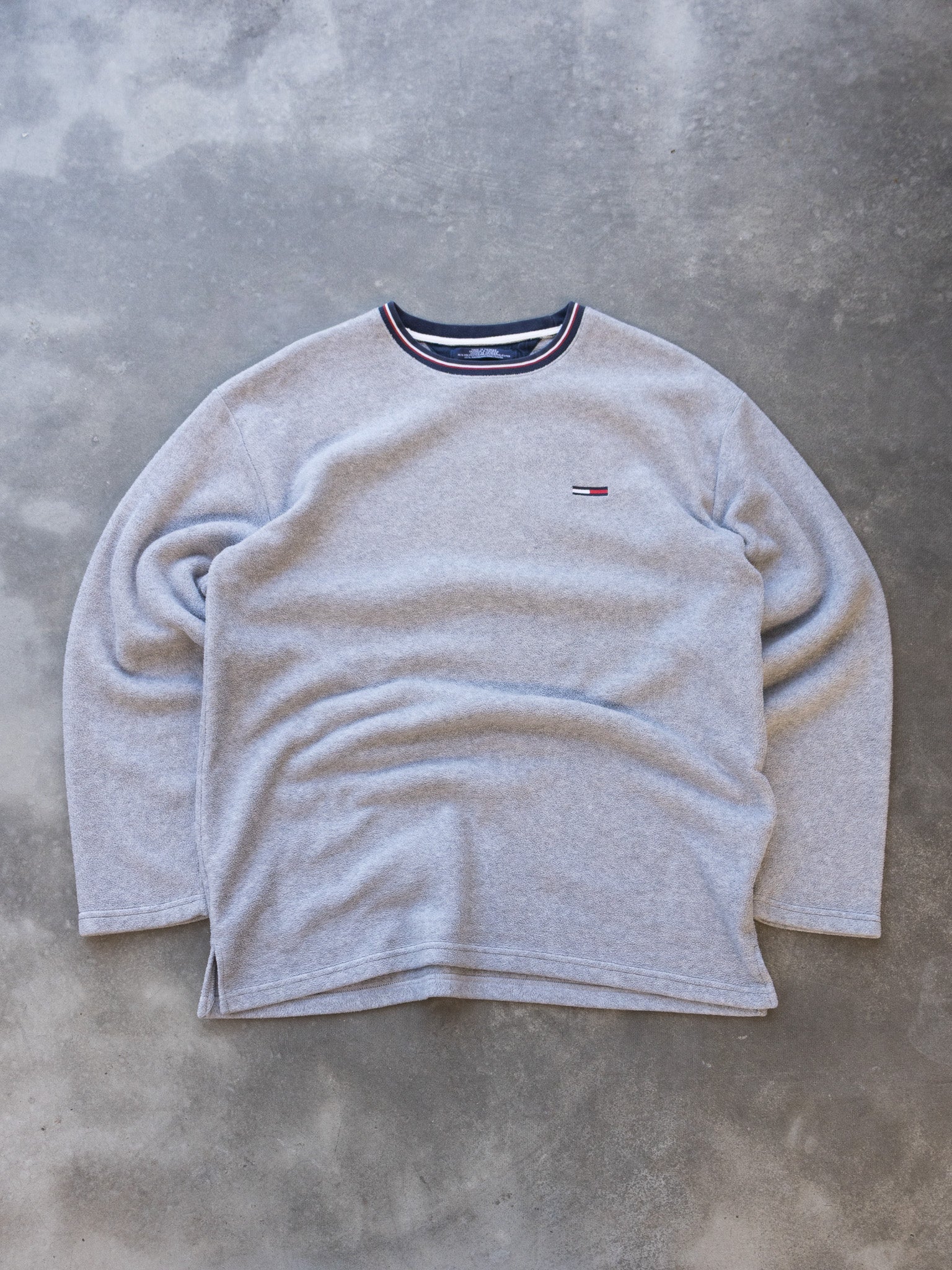 Vintage Grey Tommy Jeans Fleece (L)