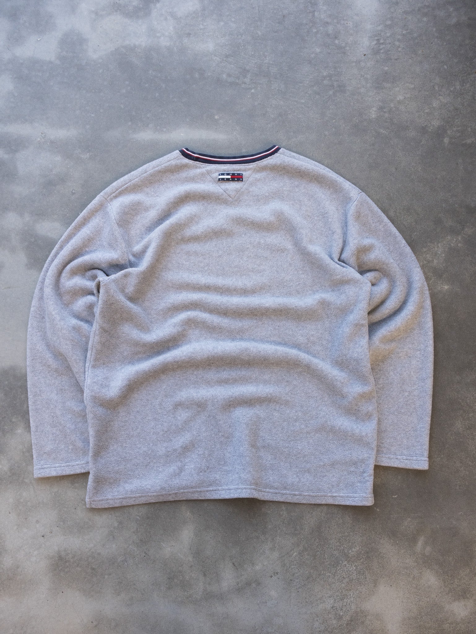 Vintage Grey Tommy Jeans Fleece (L)