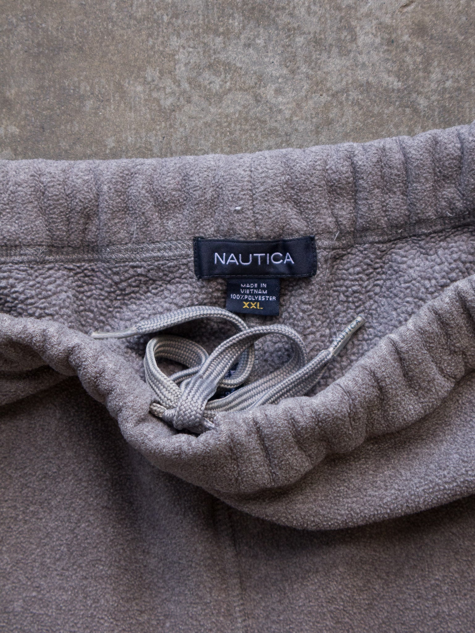 Vintage Grey Nautica Fleece Track Pants (2XL)