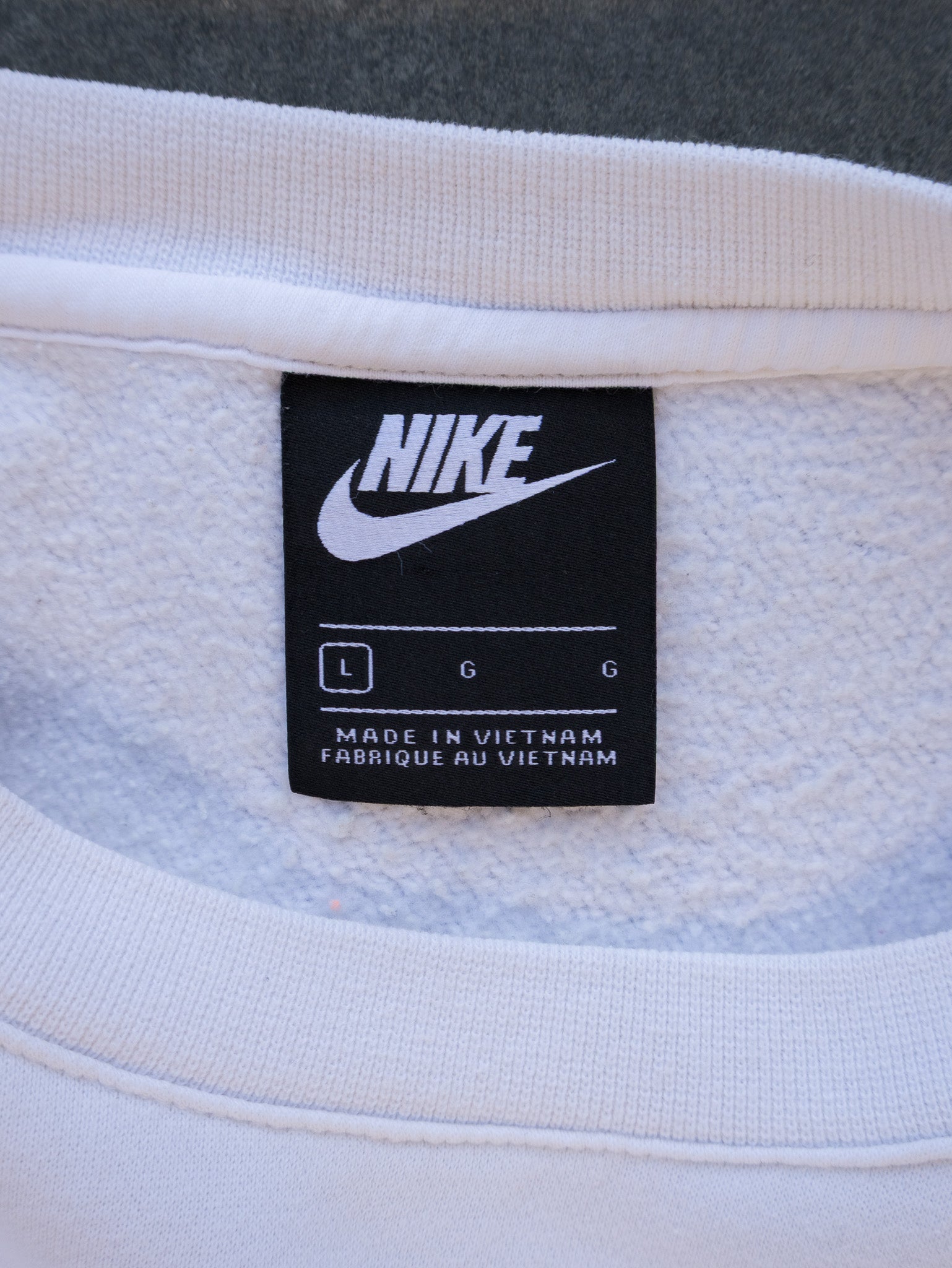 Vintage White Nike Sweatshirt (L)