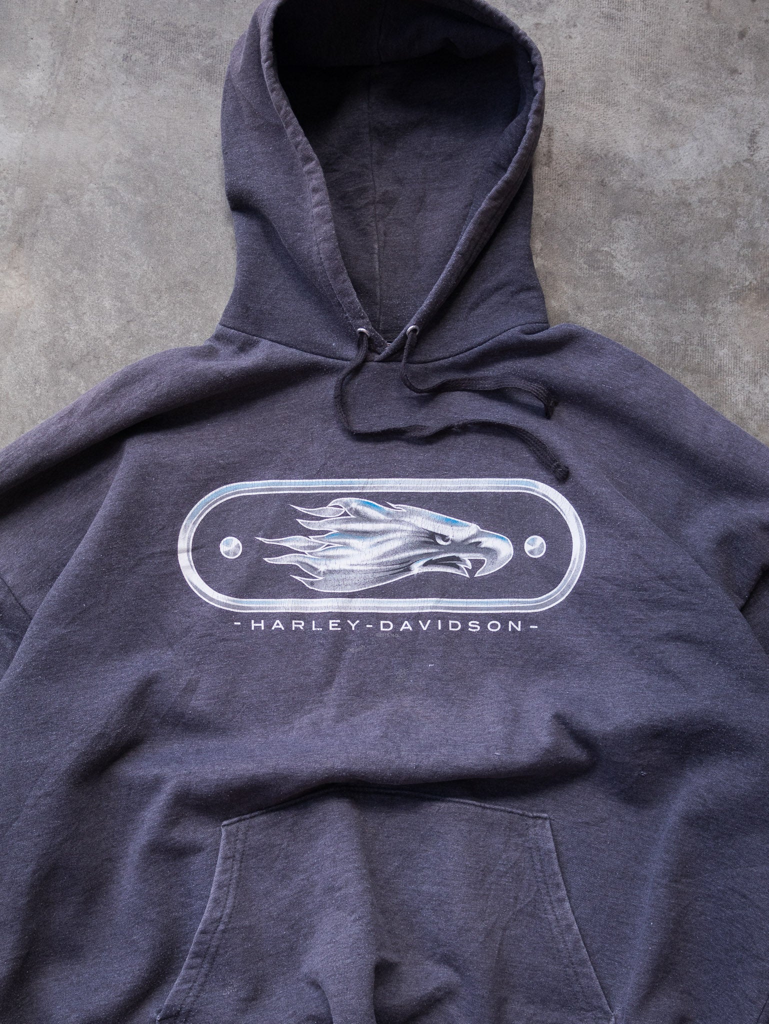 Vintage Faded Harley-Davidson Missouri Hoodie (2XL)