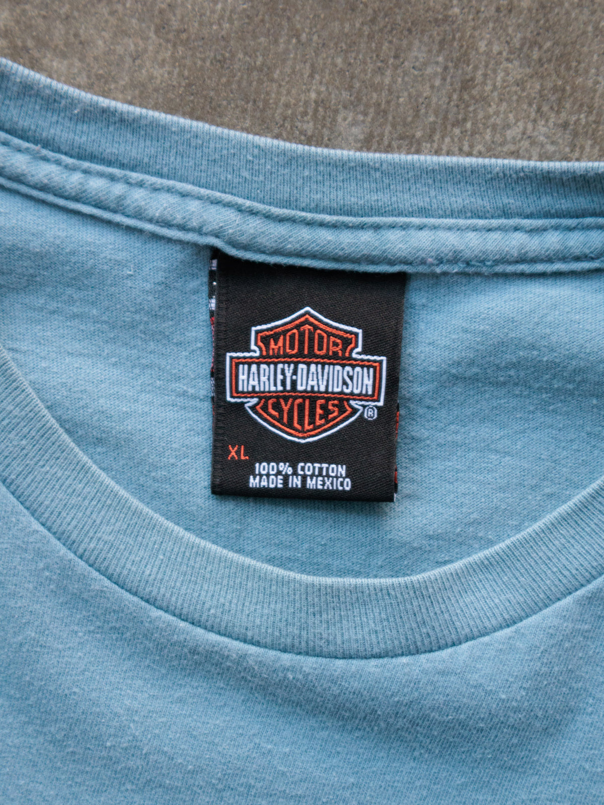 Vintage Blue Harley-Davidson New Berlin Wisconsin Tee (XL)