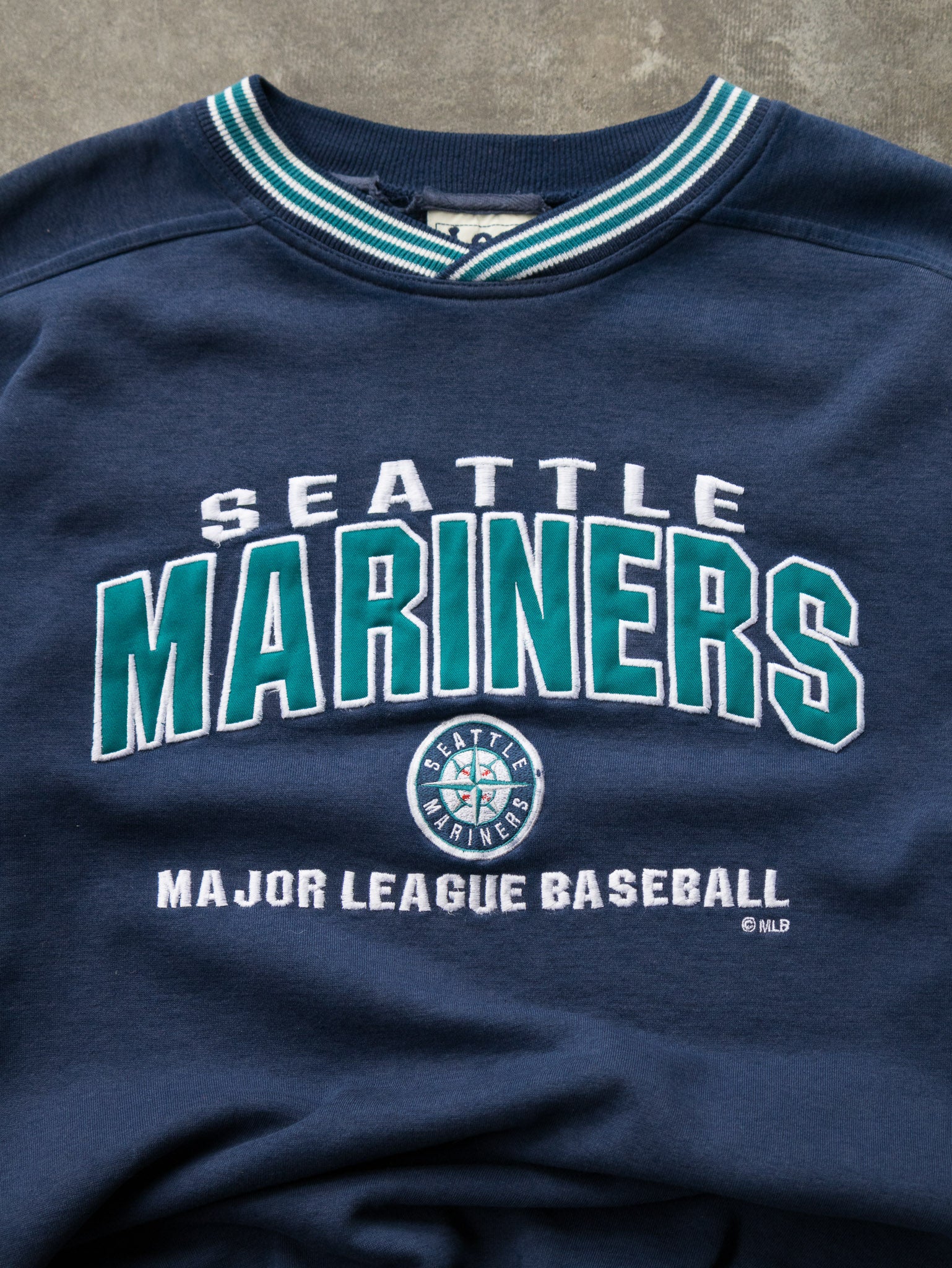 Vintage 90s Navy Seattle Mariners Sweatshirt (L)