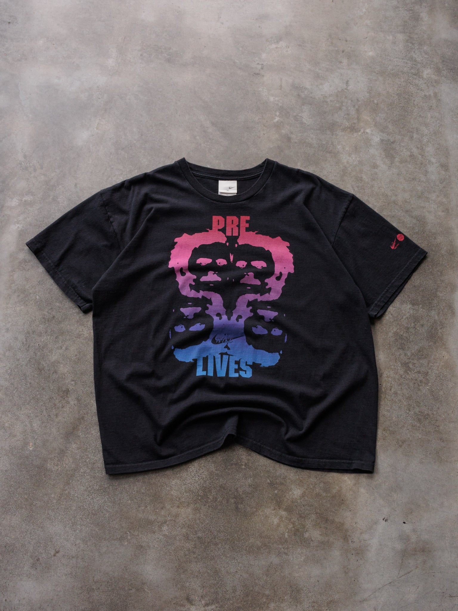 Vintage 00s Black Nike Pre Lives Tee (XL)