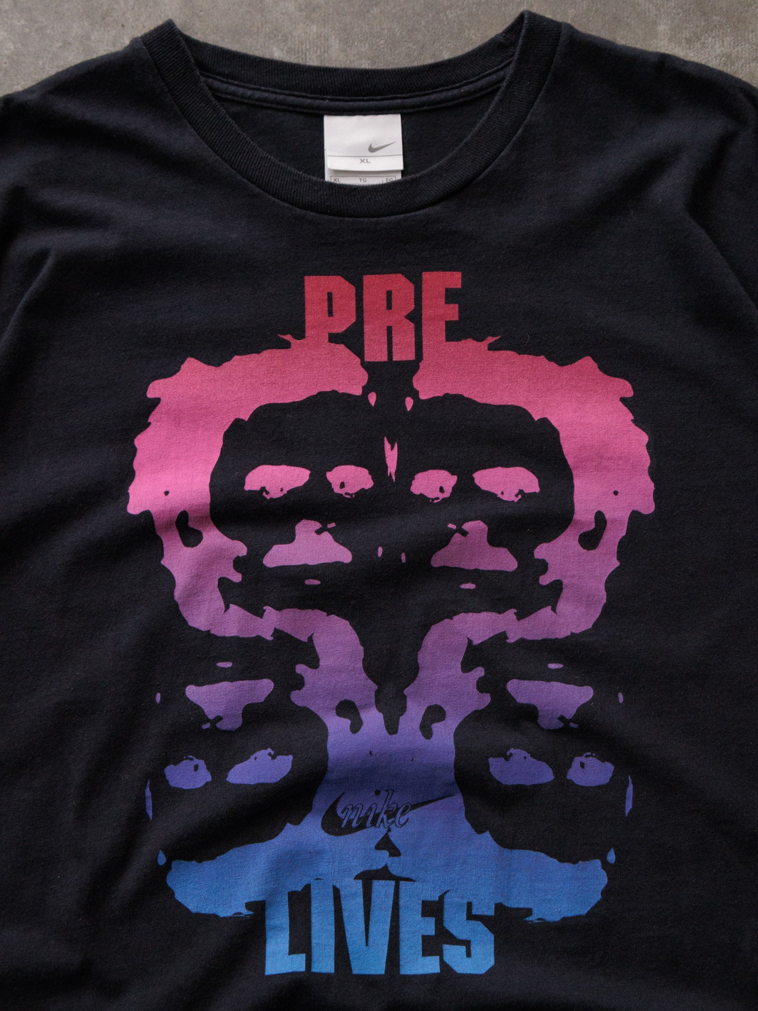 Vintage 00s Black Nike Pre Lives Tee (XL)
