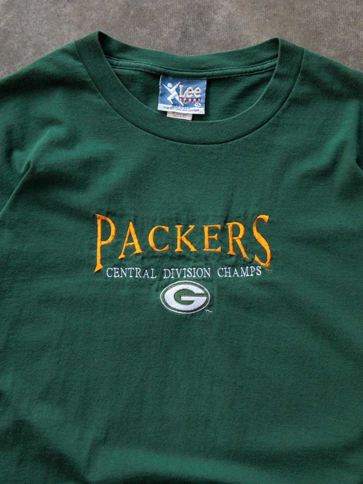 Vintage 90s Lee Sport Green Bay Packers Tee (XL)