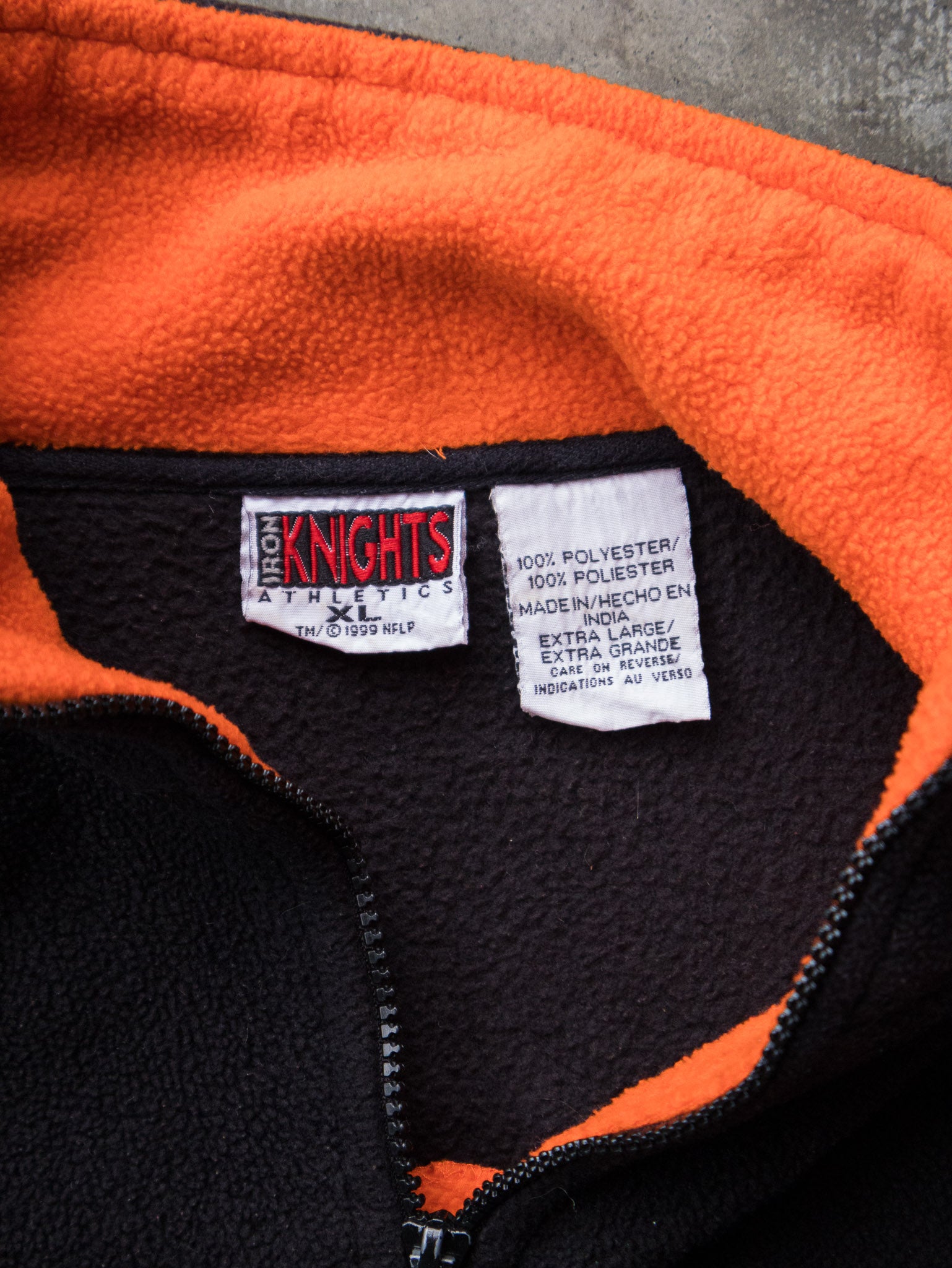 Vintage 1999 Cincinnati Bengals Quarter Zip Fleece Sweatshirt (XL)