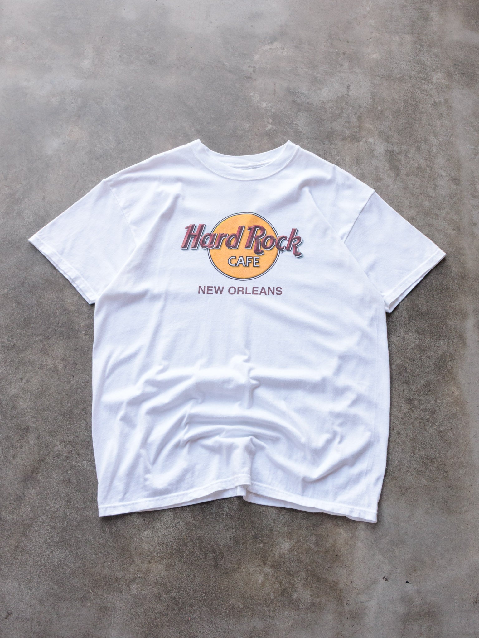 Vintage 90s White Hard Rock Cafe New Orleans Tee (XL)