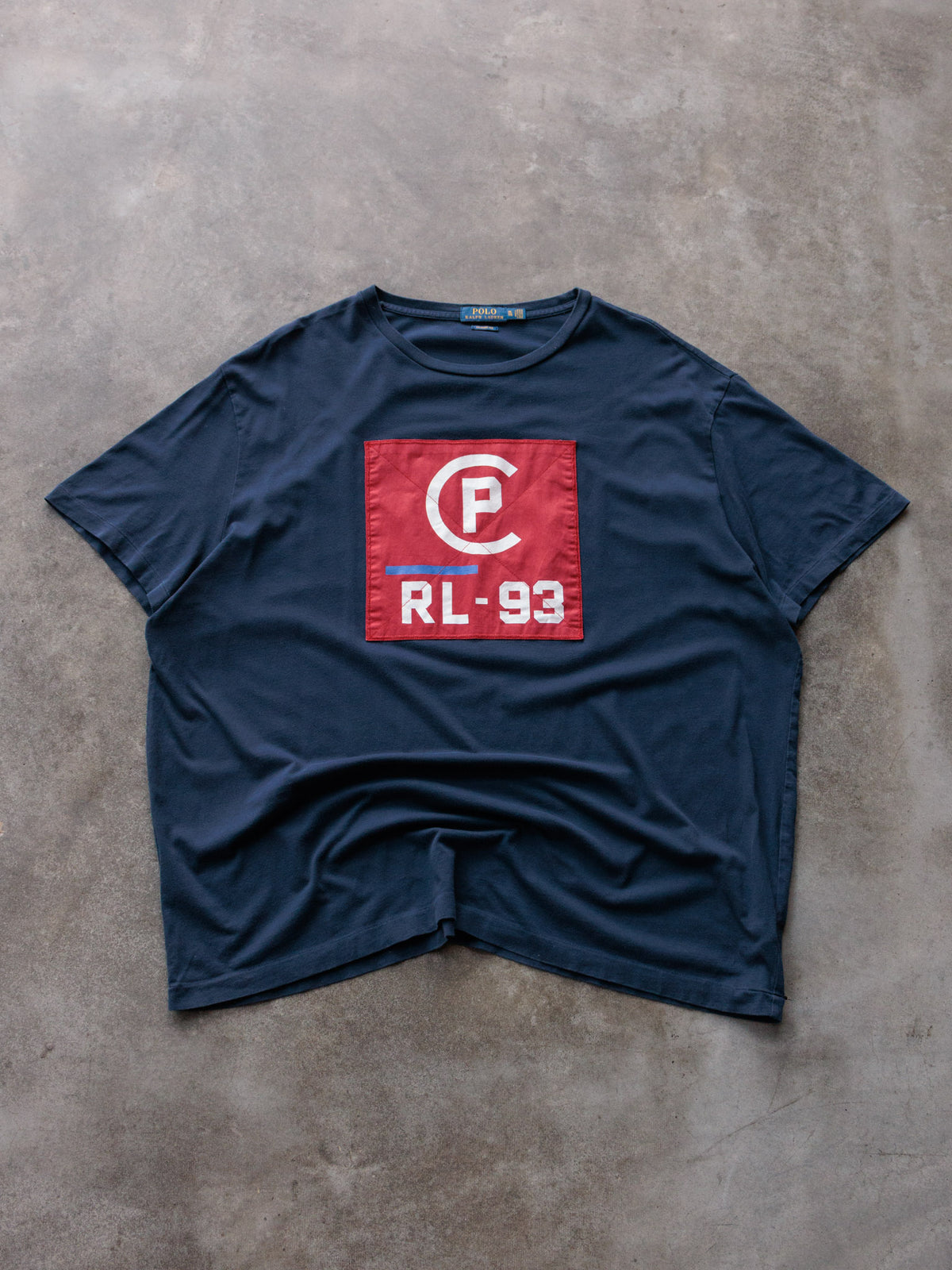 Vintage Navy Polo Ralph Lauren CP-93 Tee (XL)
