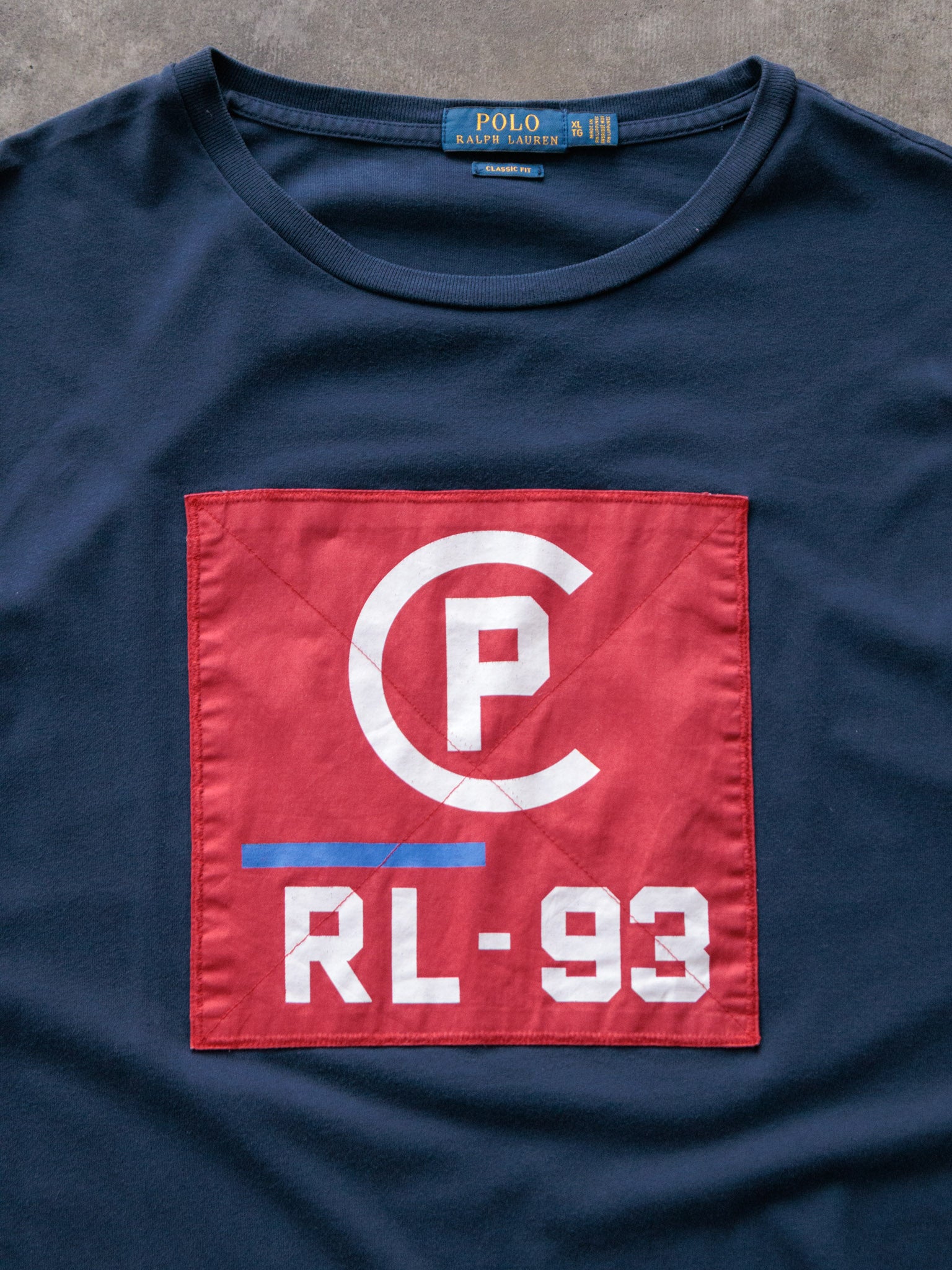 Vintage Navy Polo Ralph Lauren CP-93 Tee (XL)