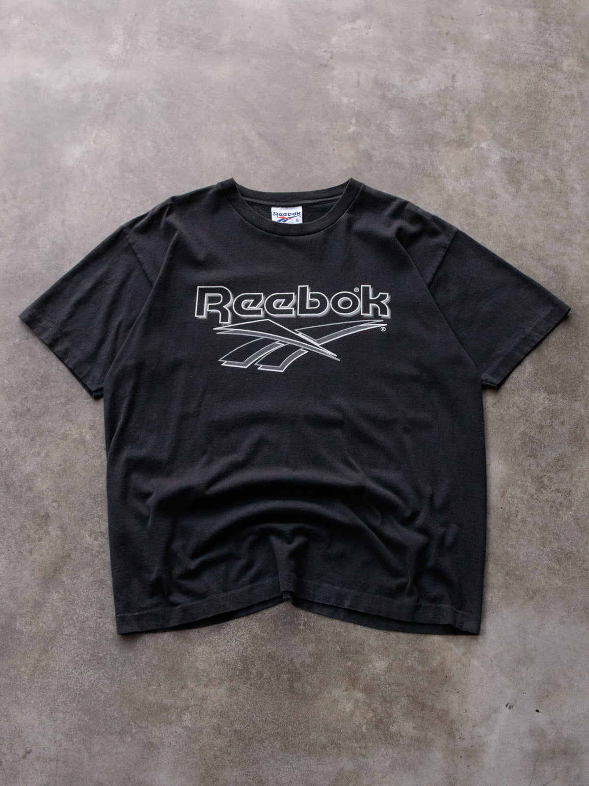 Vintage 90s Black Reebok Tee (L)