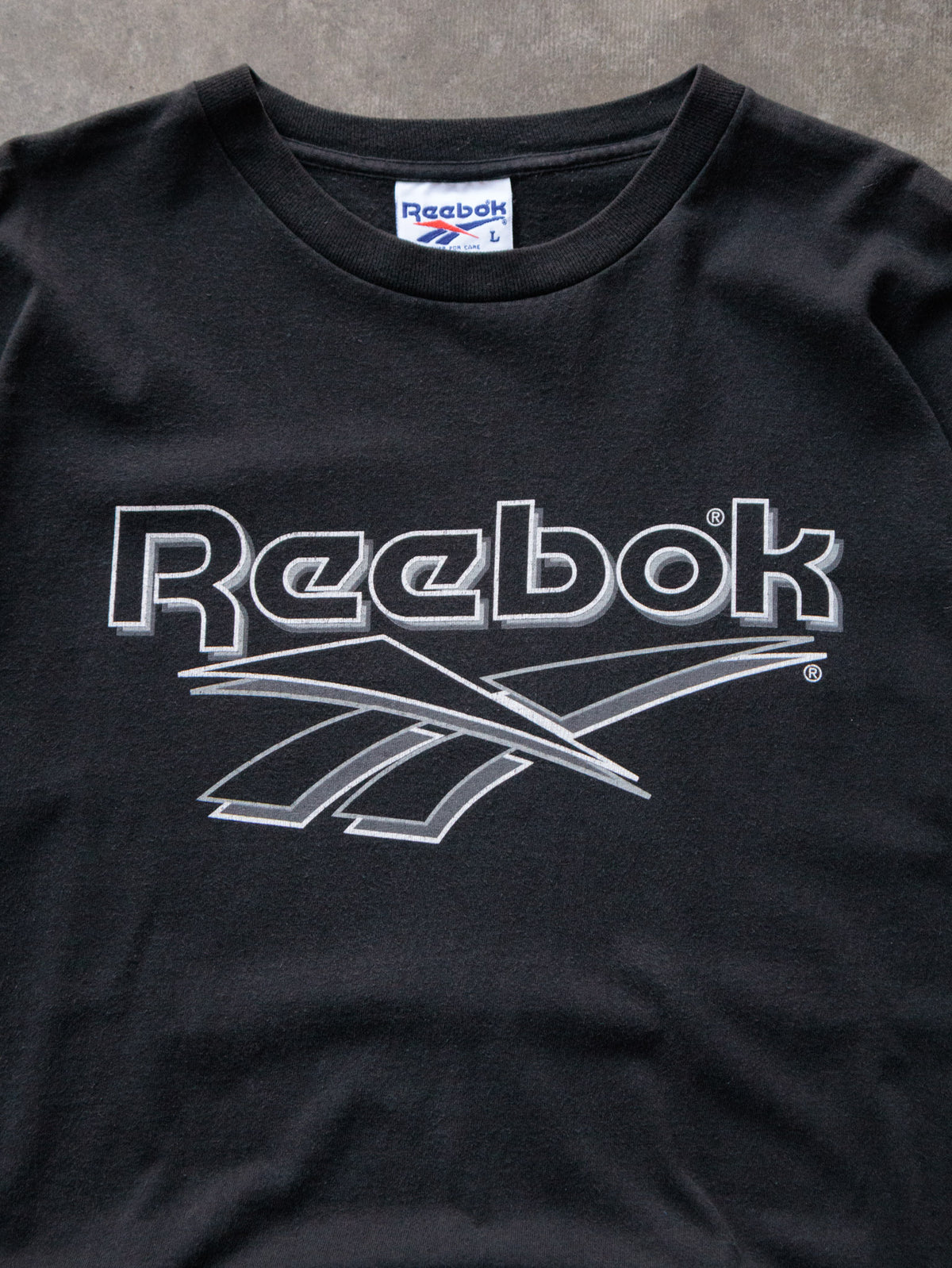 Vintage 90s Black Reebok Tee (L)