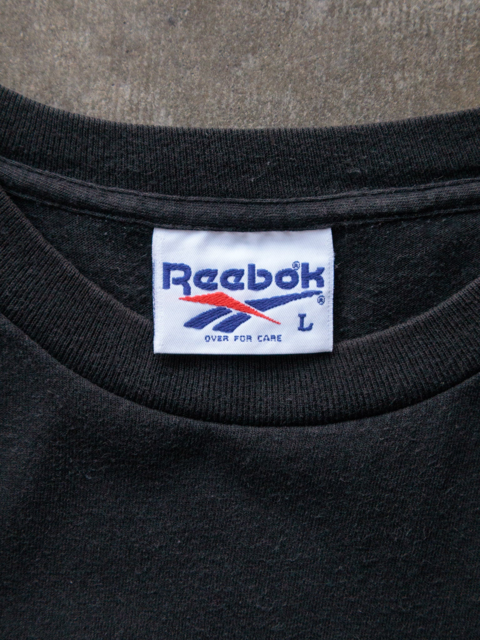 Vintage 90s Black Reebok Tee (L)