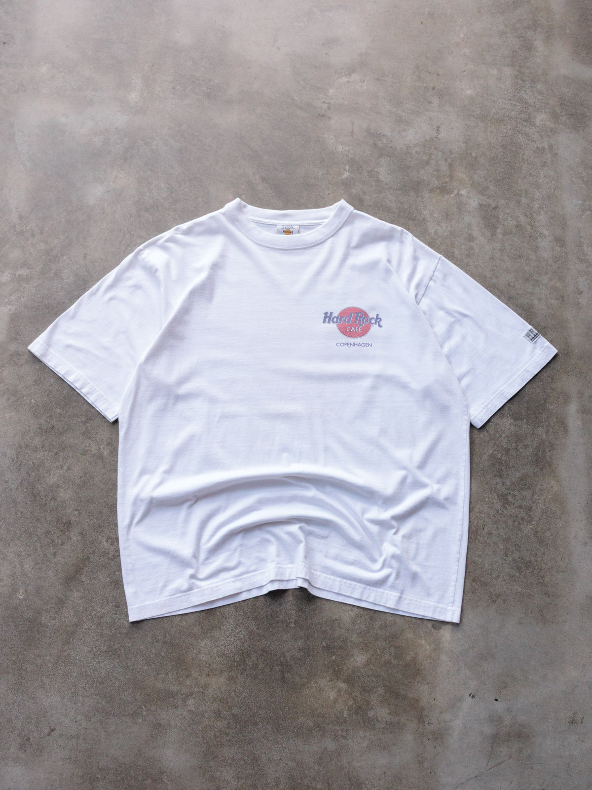 Vintage White Hard Rock Cafe Copenhagen Tee (XL)