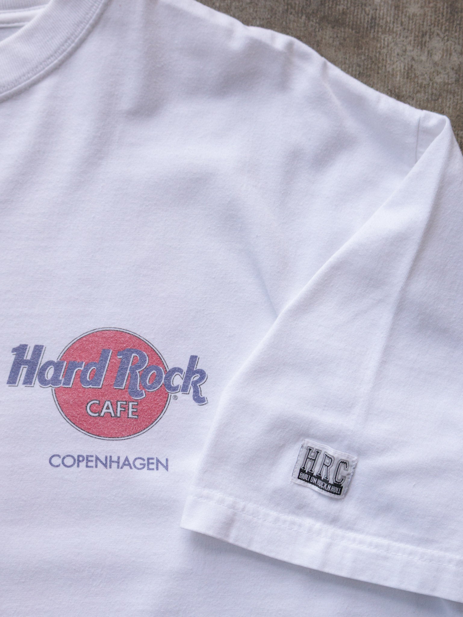 Vintage White Hard Rock Cafe Copenhagen Tee (XL)