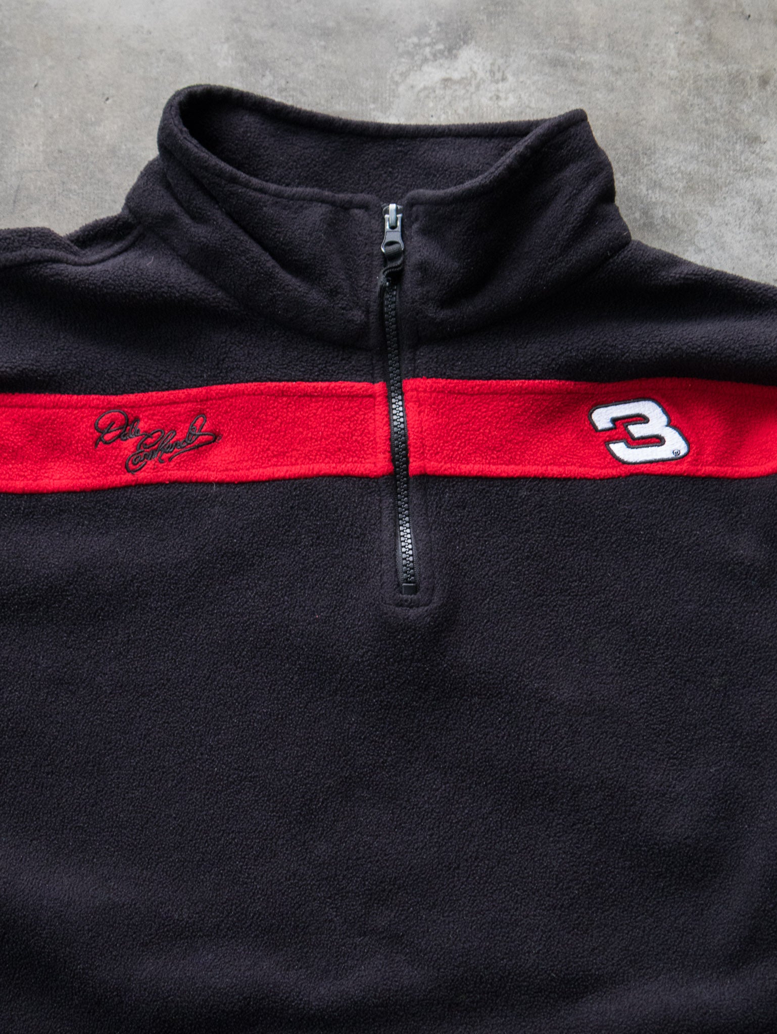 Vintage 00s Dale Earnhardt Quarter Zip Fleece Sweatshirt (2XL)