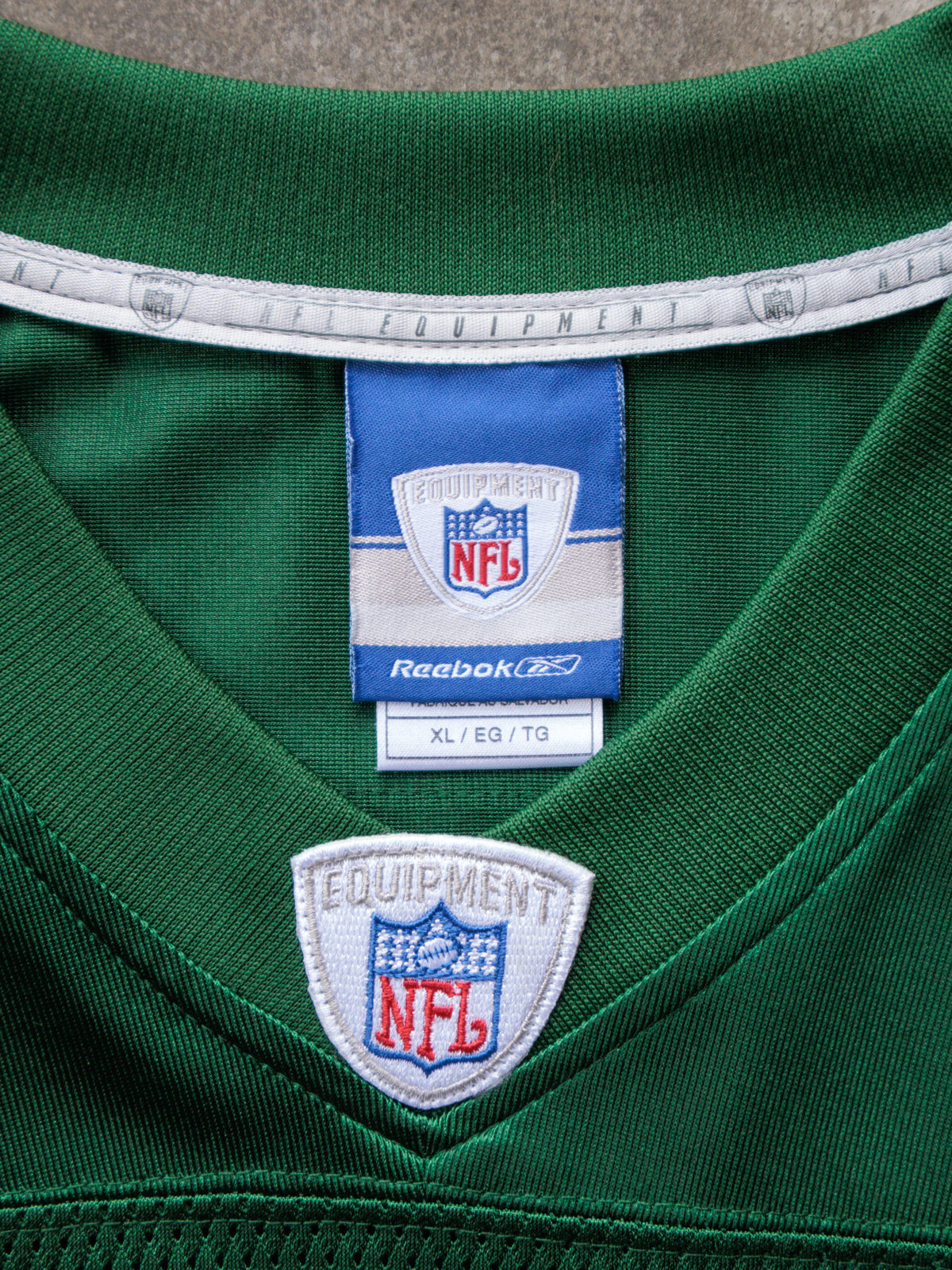 Vintage 00s Green Reebok New York Jets Favre Jersey (XL)