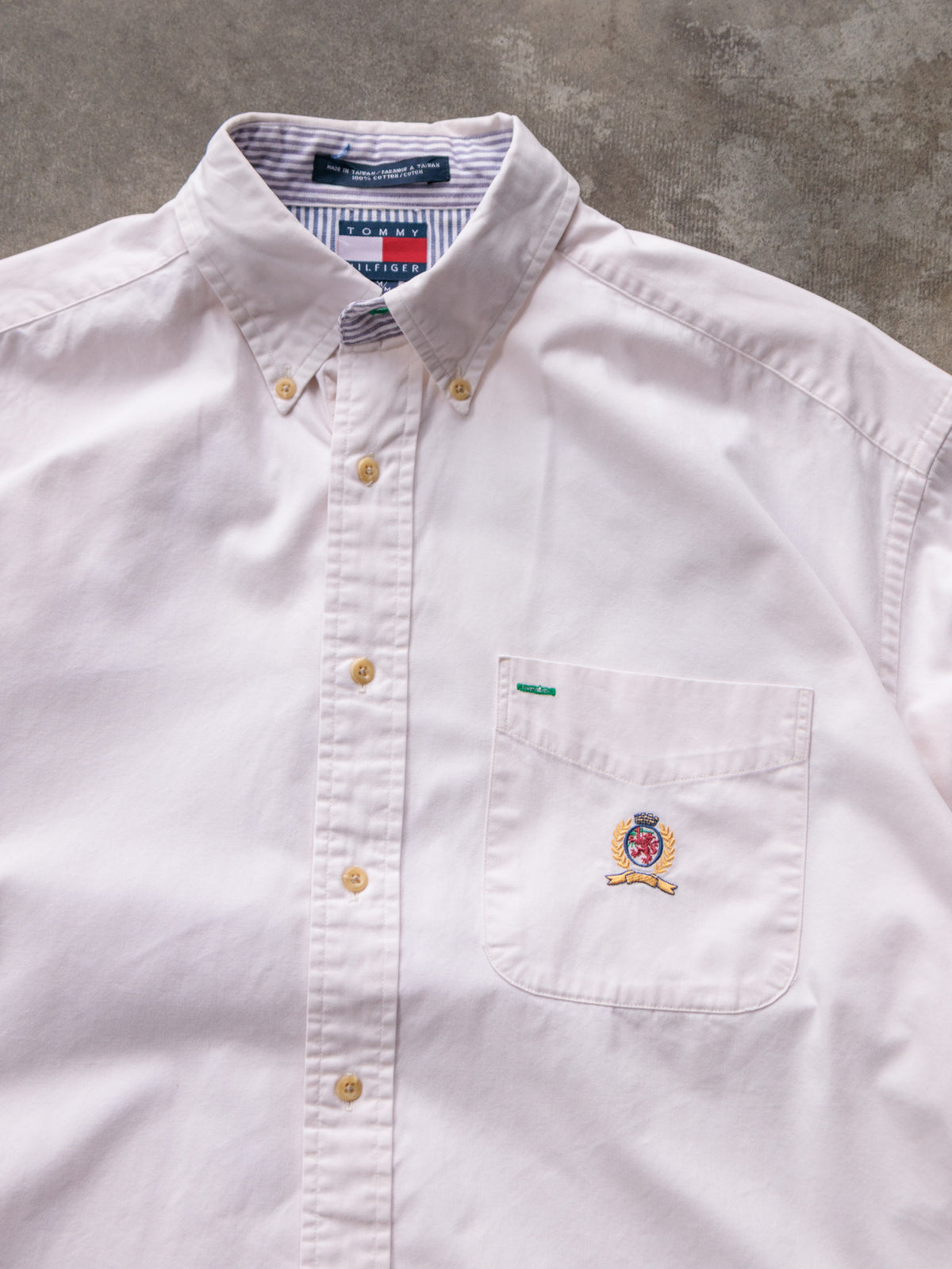 Vintage Pink Tommy Hilfiger Shirt (M)