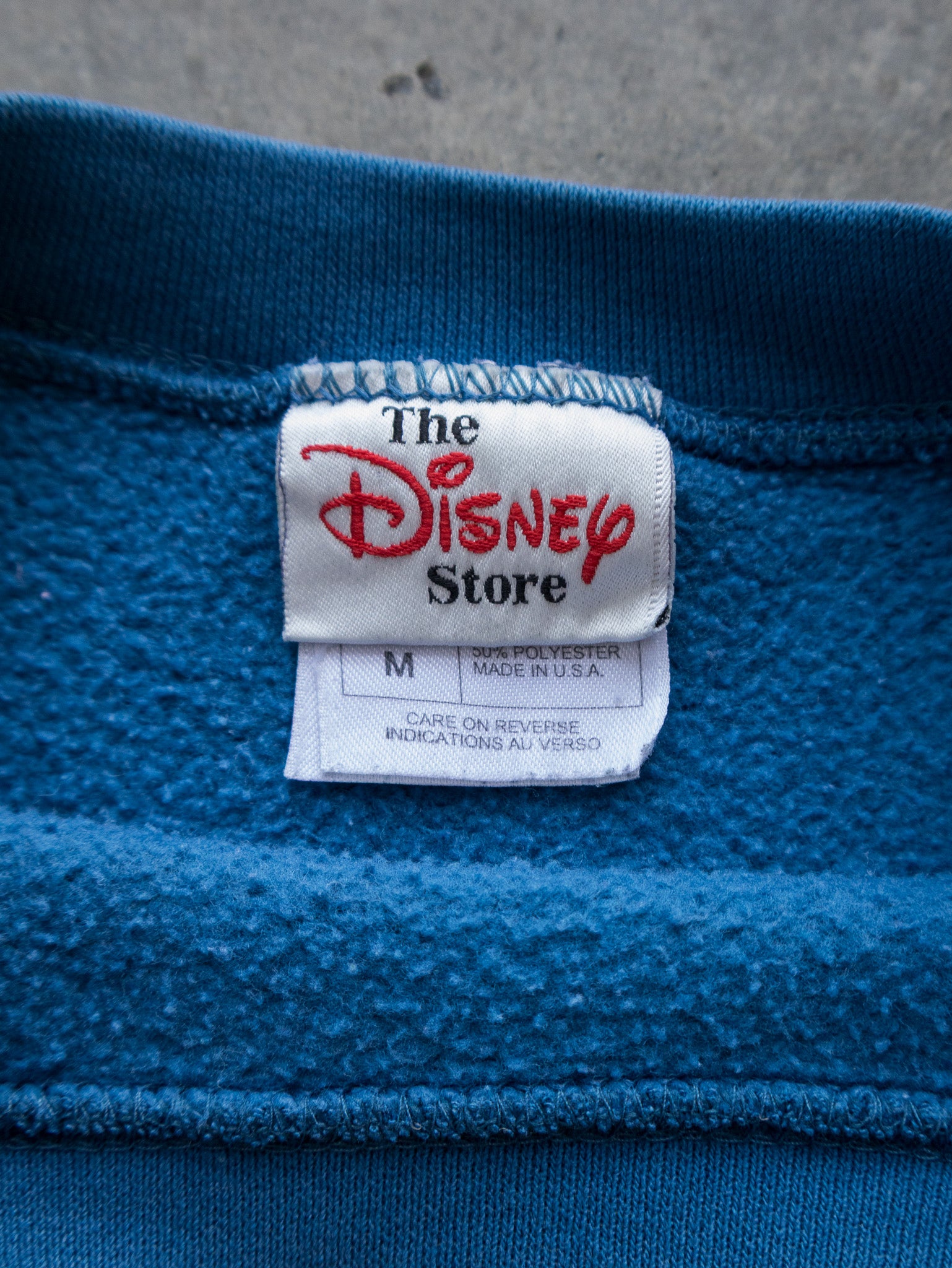 Vintage Blue Winnie The Pooh Sweatshirt (M)