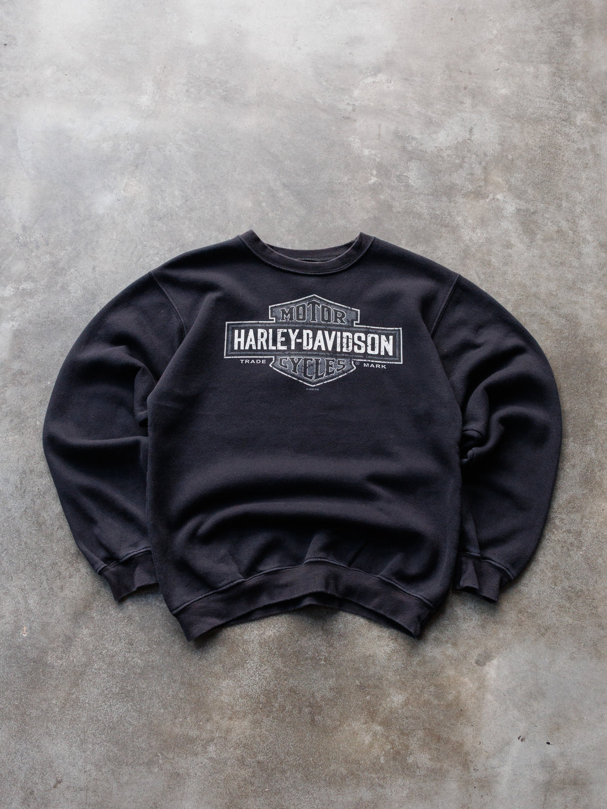 Vintage Black Harley-Davidson O'Fallon Illinois Sweatshirt (S)