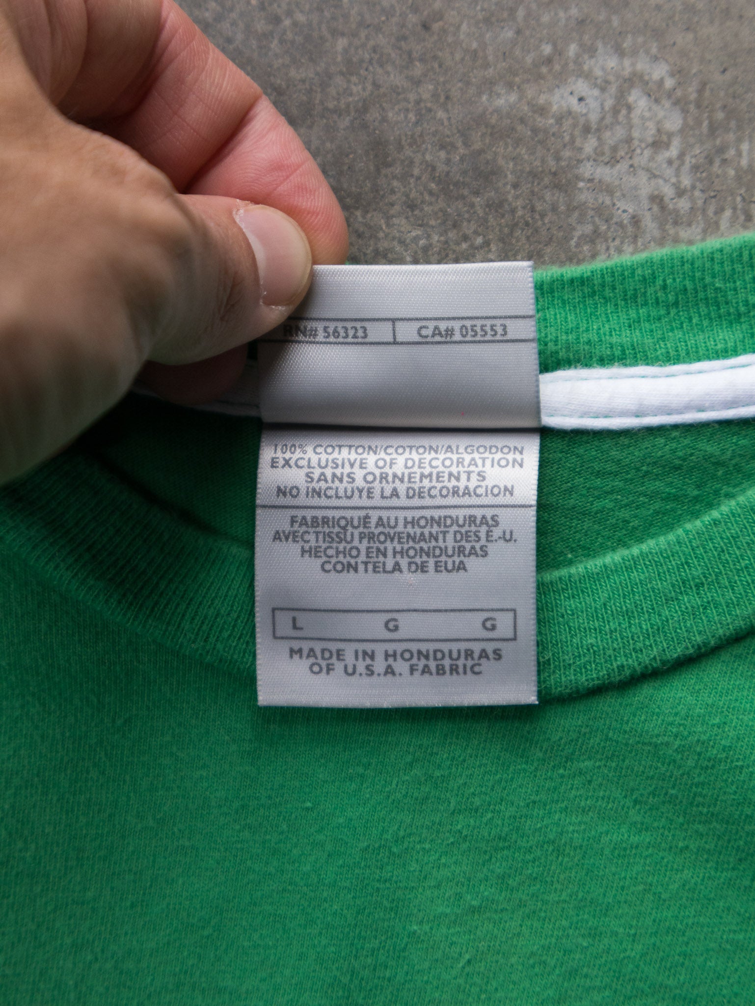 Vintage 00s Green Nike Swoosh Tee (L)