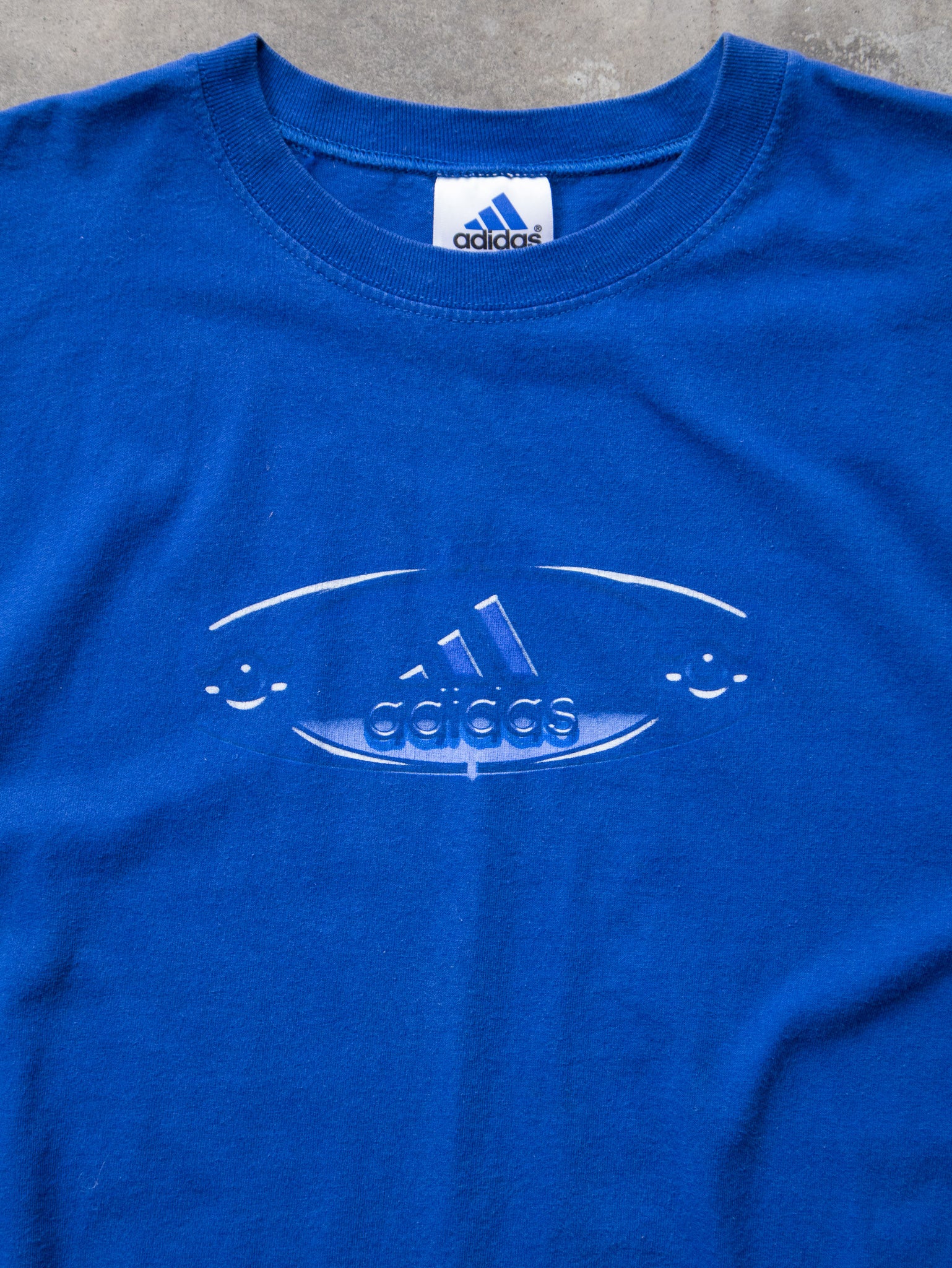 Vintage 90s Blue Adidas Logo Tank (2XL)