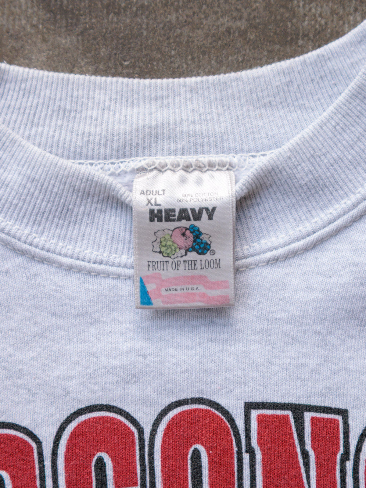 Vintage 1994 Grey Wisconsin Rose Bowl Sweatshirt (XL)
