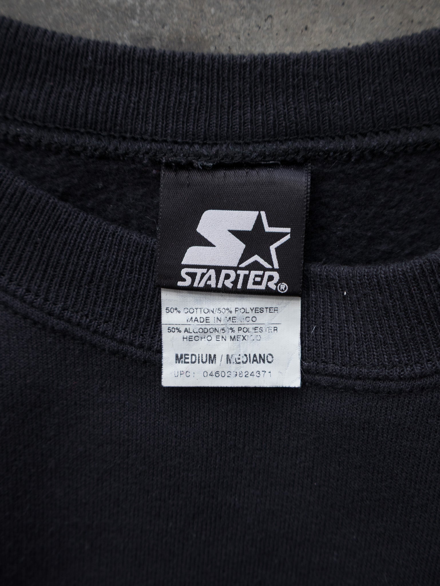 Vintage 90s Black Starter Sweatshirt (M)