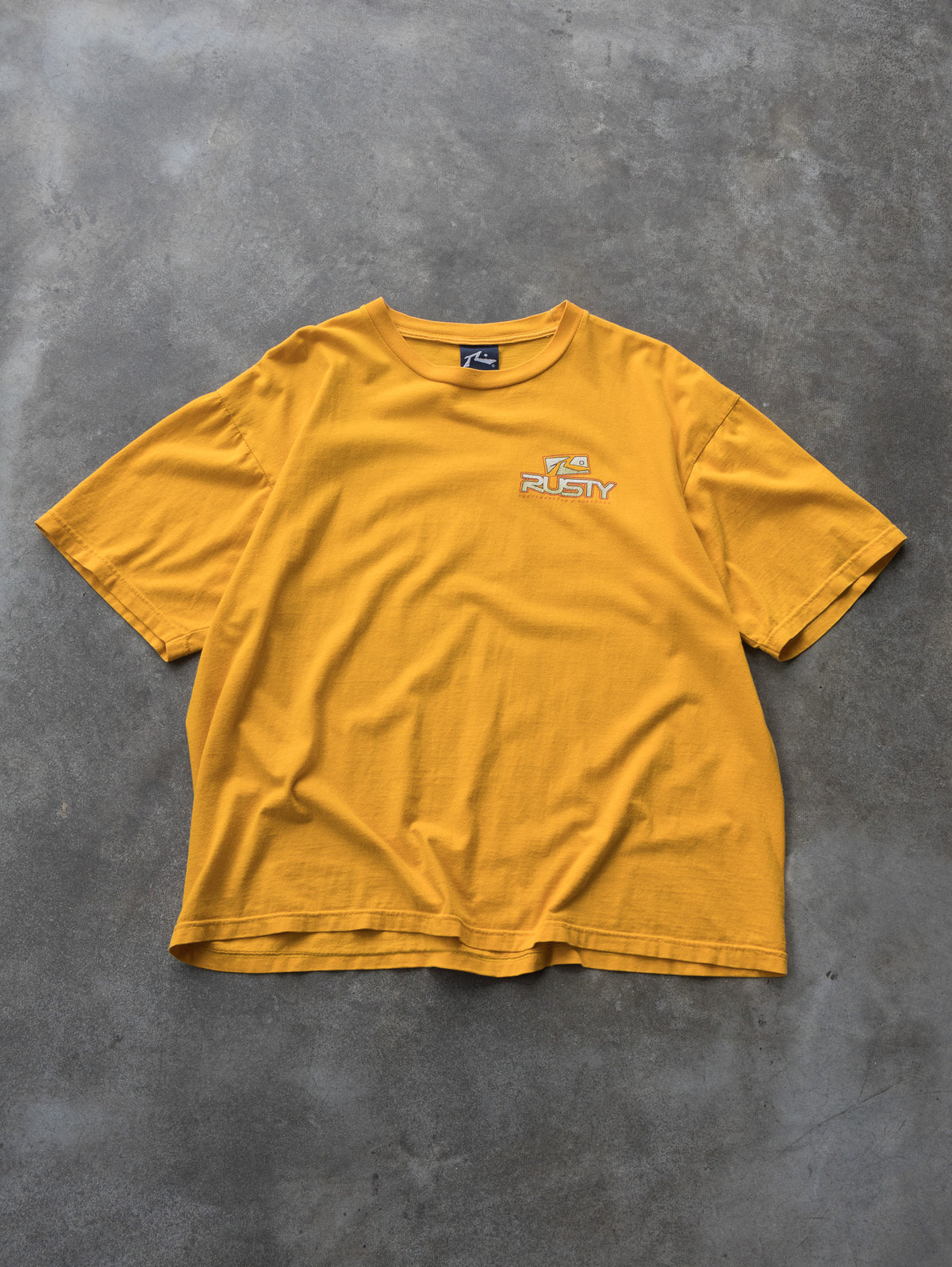 Vintage Yellow Rusty Tee (XL)