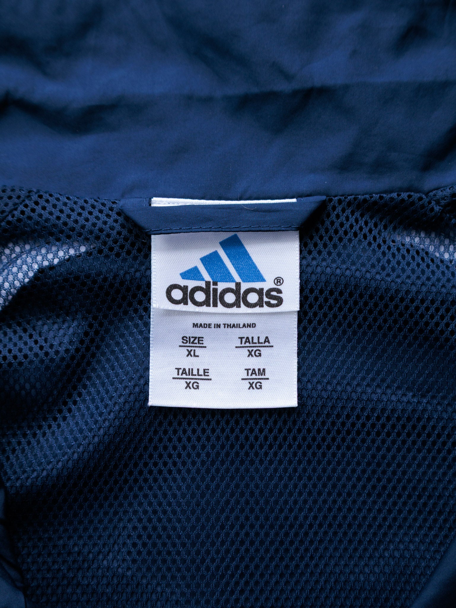 Vintage 00s Navy Adidas Windbreaker (XL)