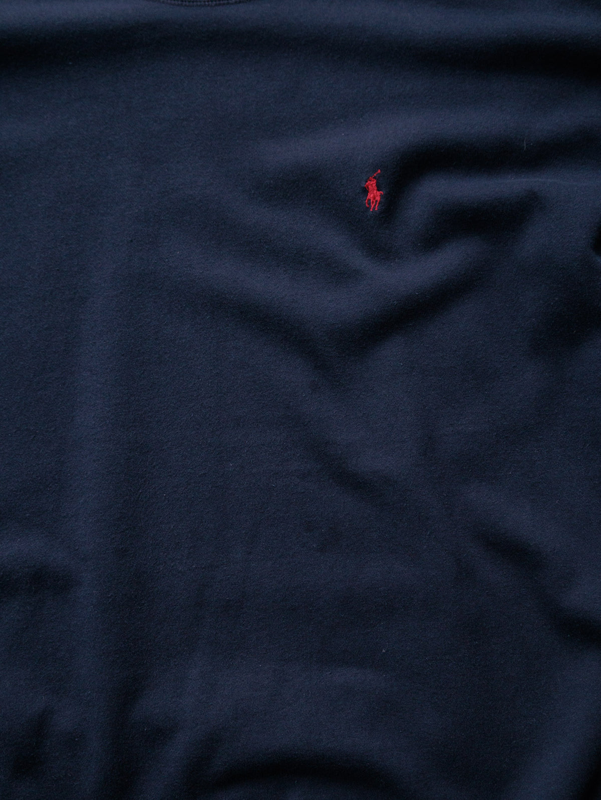 Vintage Navy Polo Ralph Lauren Sweatshirt (L)