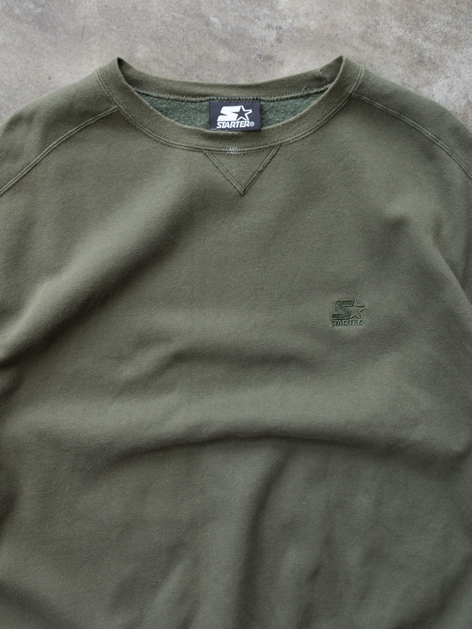 Vintage Olive Starter Sweatshirt (XL)