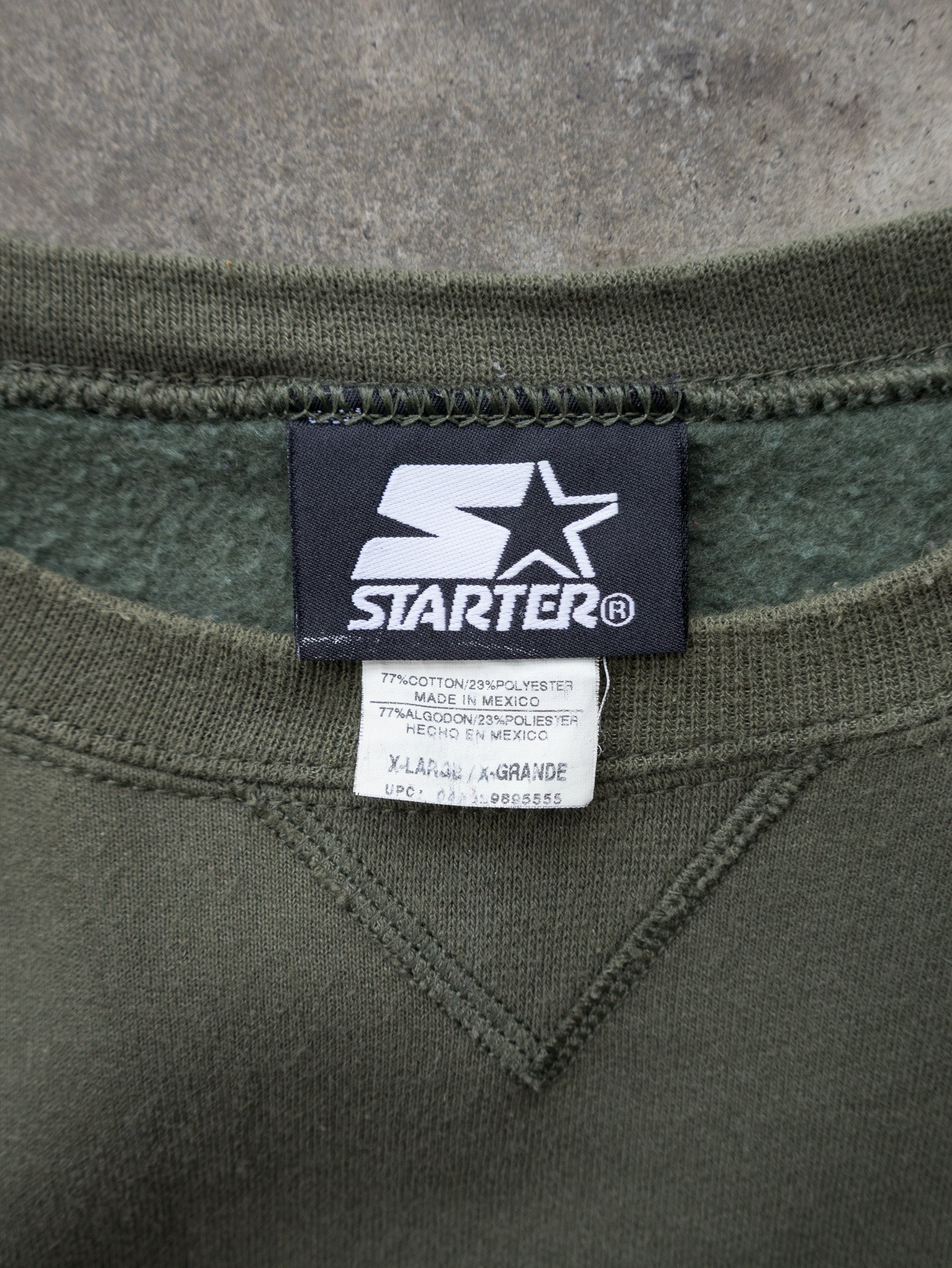 Vintage Olive Starter Sweatshirt (XL)