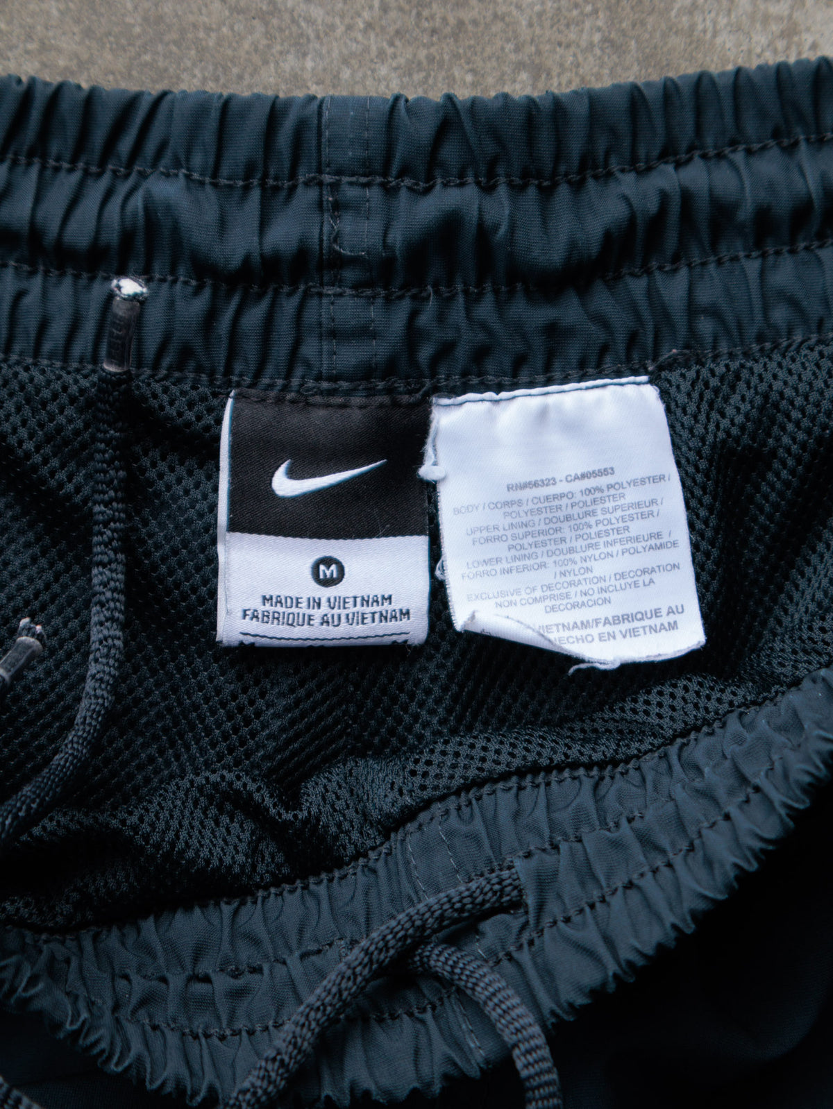 Vintage 00s Black Nike Track Pants (M)
