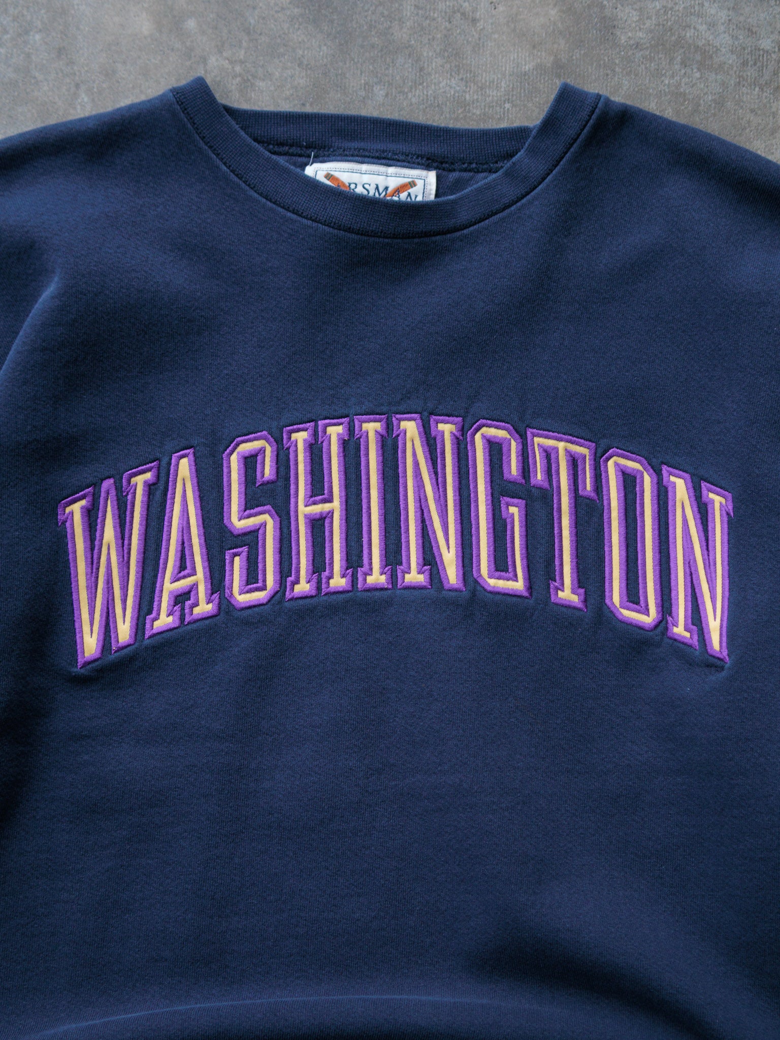 Vintage 90s Navy Washington Sweatshirt (L)