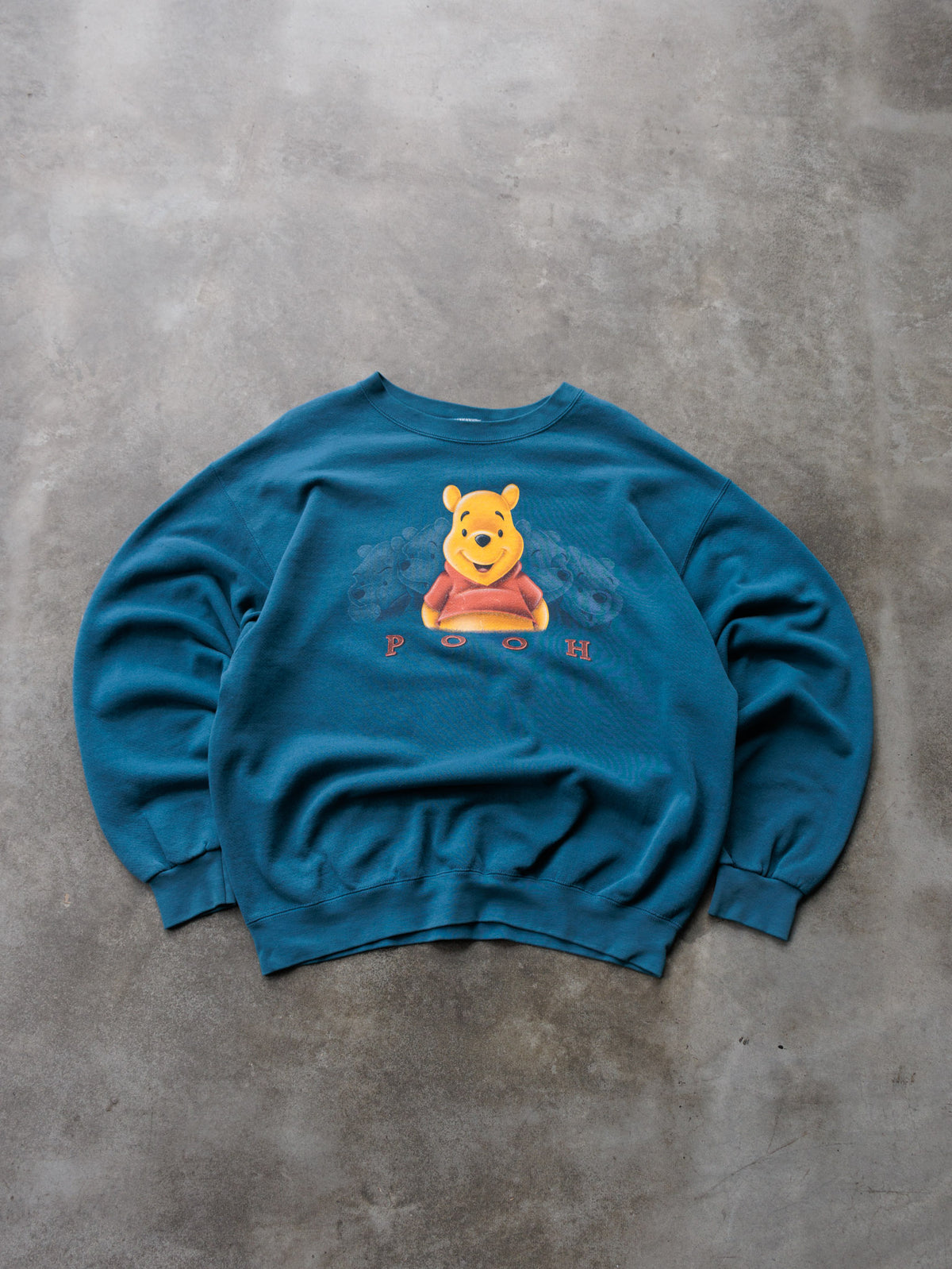 Vintage 90s Blue Disney Pooh Sweatshirt (L)