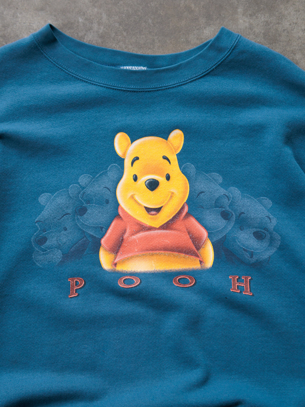 Vintage 90s Blue Disney Pooh Sweatshirt (L)