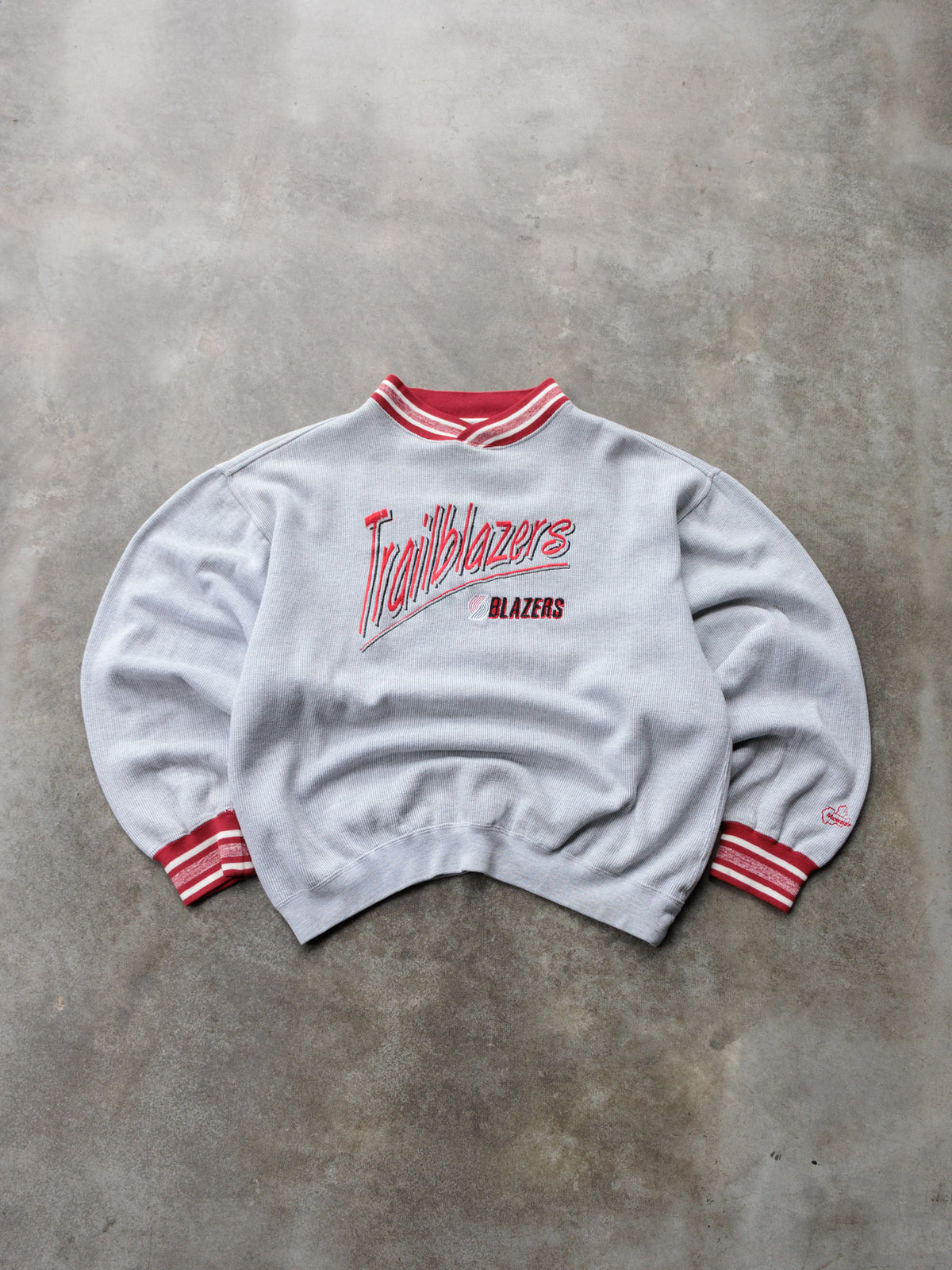 Vintage 90s Grey Trail Blazers Sweatshirt (L)