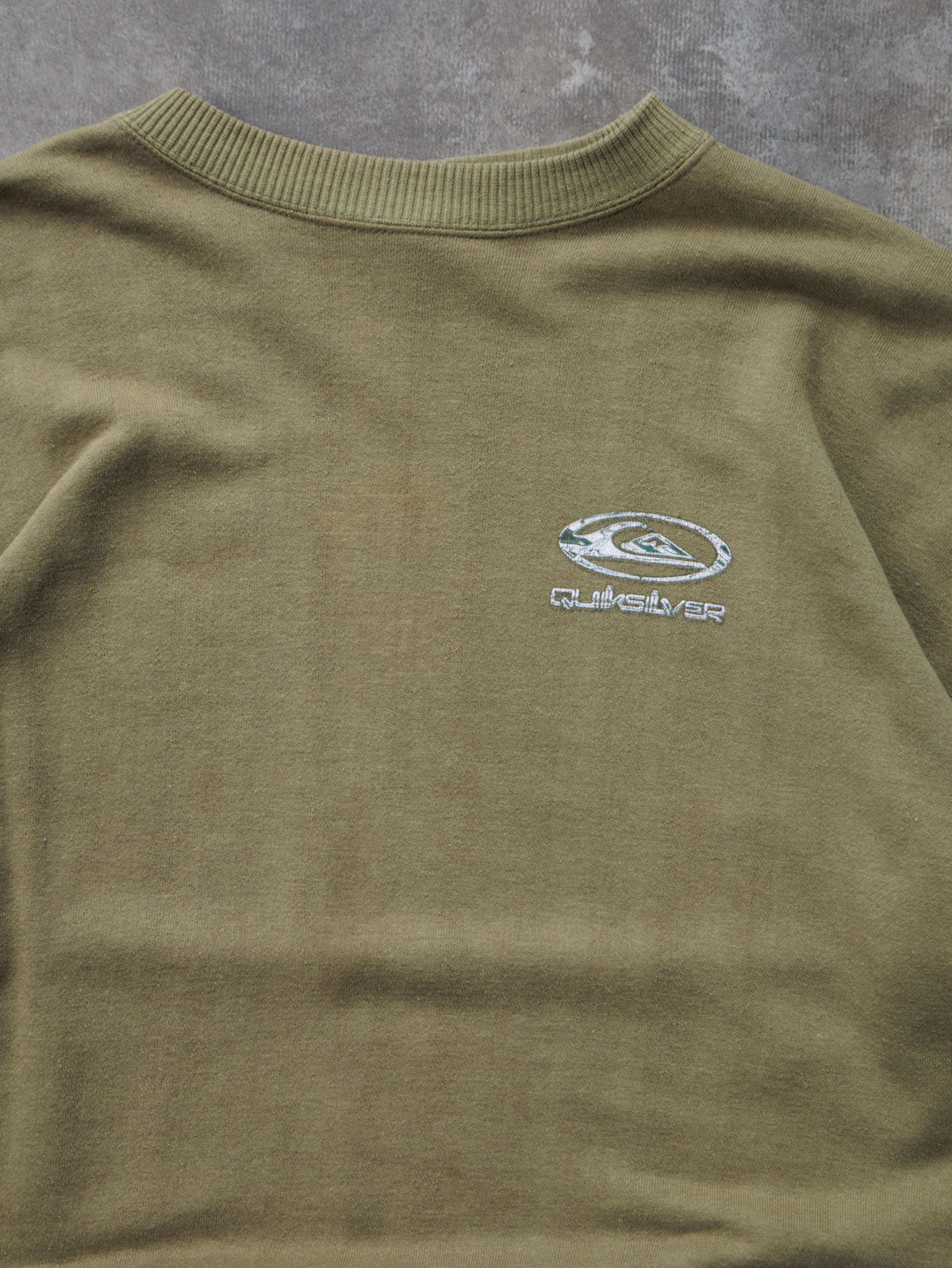 Vintage 00s Green Quiksilver Sweatshirt (L)