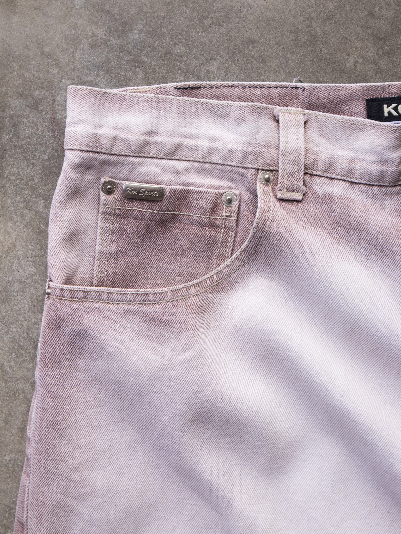 Vintage 90s Faded Koman Denim Shorts (W38)