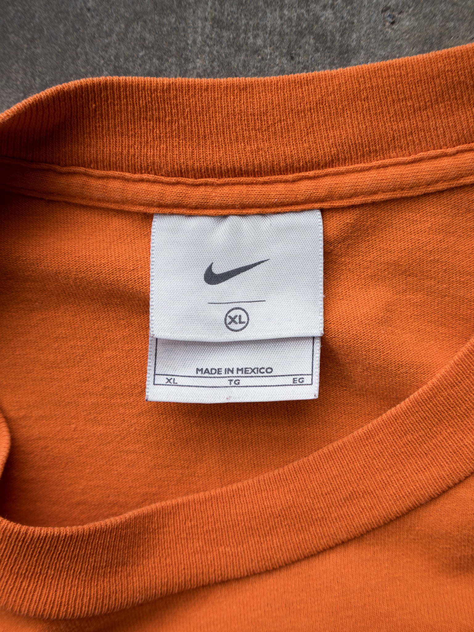 Vintage Orange Nike Long Sleeve (XL)