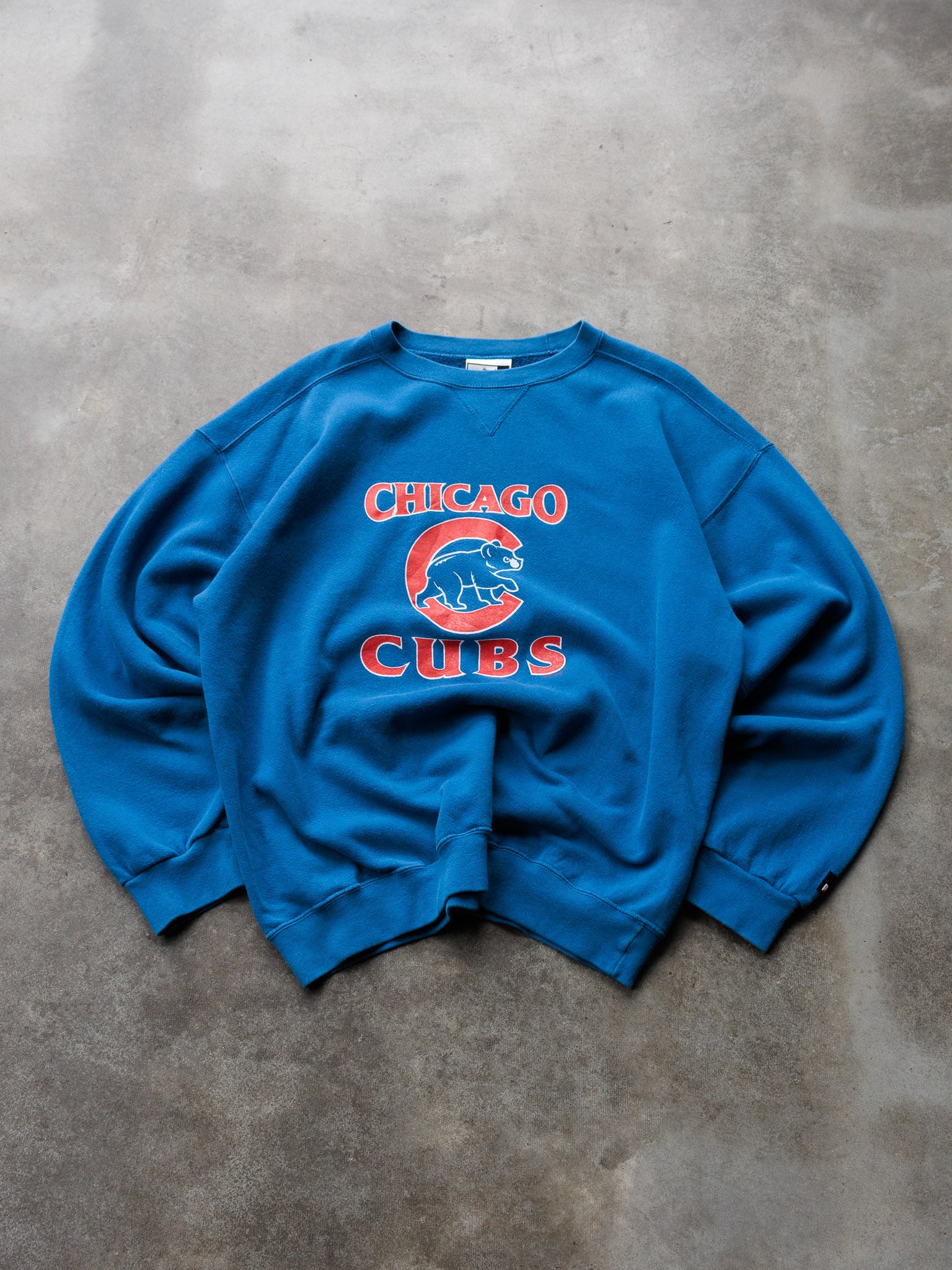 Vintage 90s Blue Puma Chicago Cubs Sweatshirt (XL)