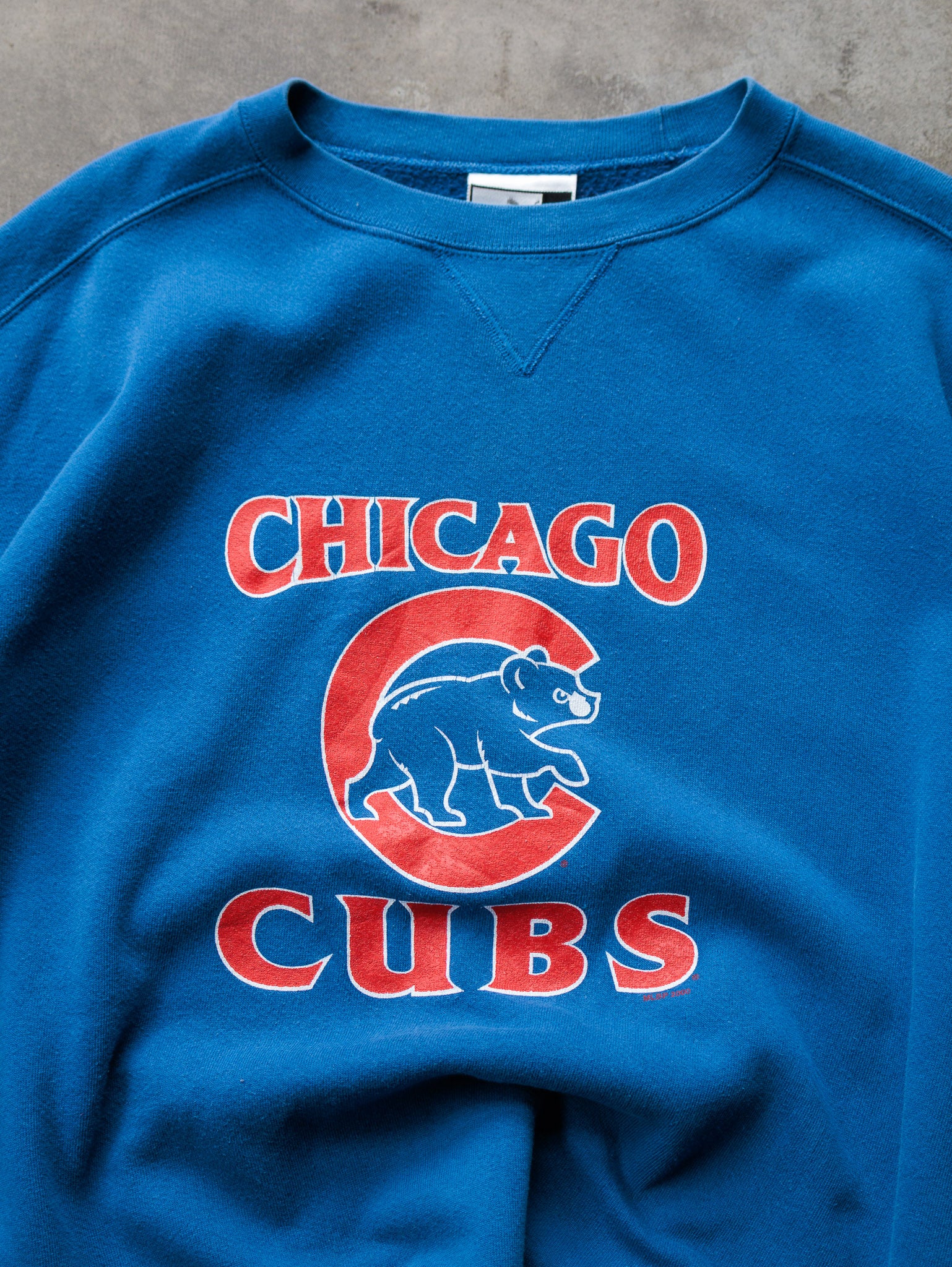 Vintage 90s Blue Puma Chicago Cubs Sweatshirt (XL)