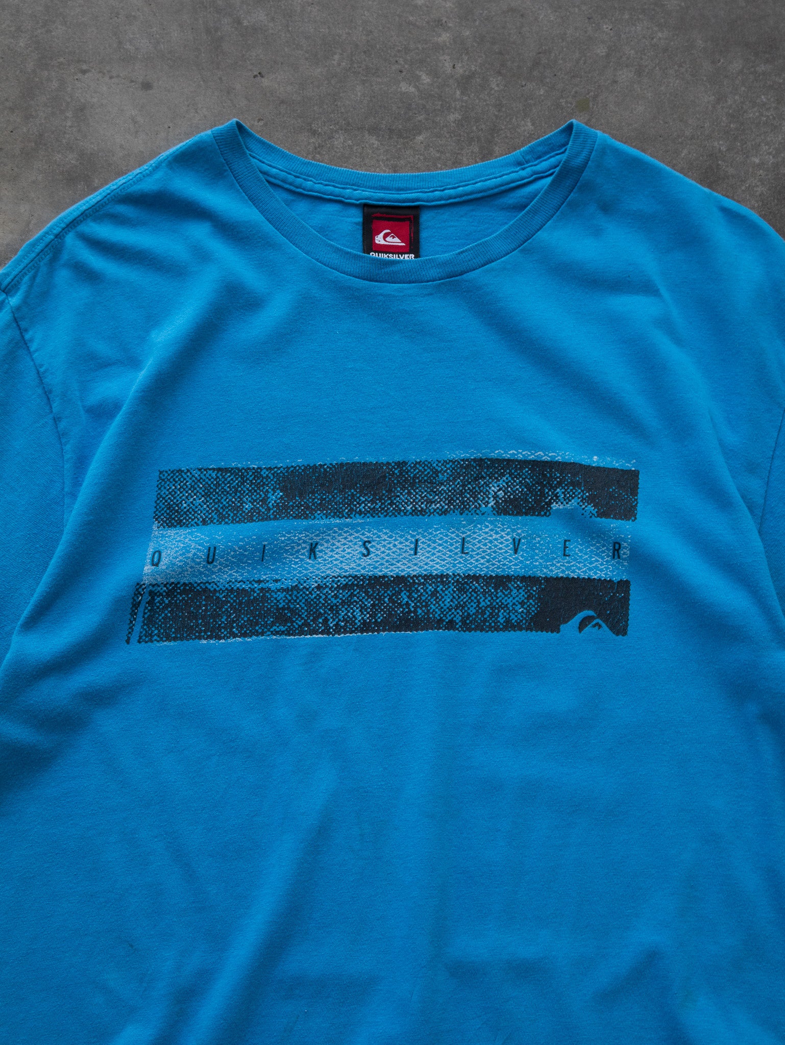 Vintage Blue Quiksilver Tee (L)